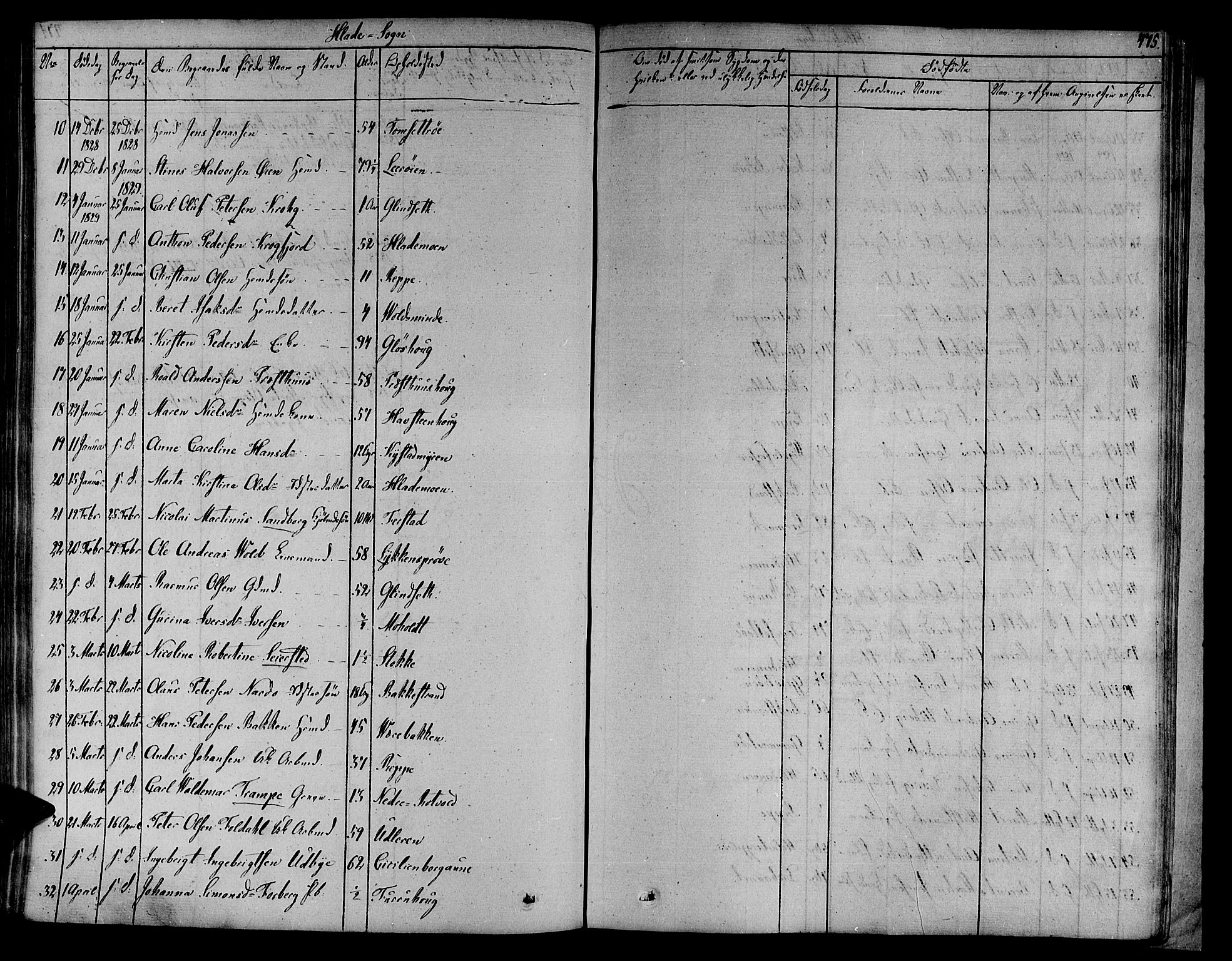 Ministerialprotokoller, klokkerbøker og fødselsregistre - Sør-Trøndelag, SAT/A-1456/606/L0286: Ministerialbok nr. 606A04 /1, 1823-1840, s. 475