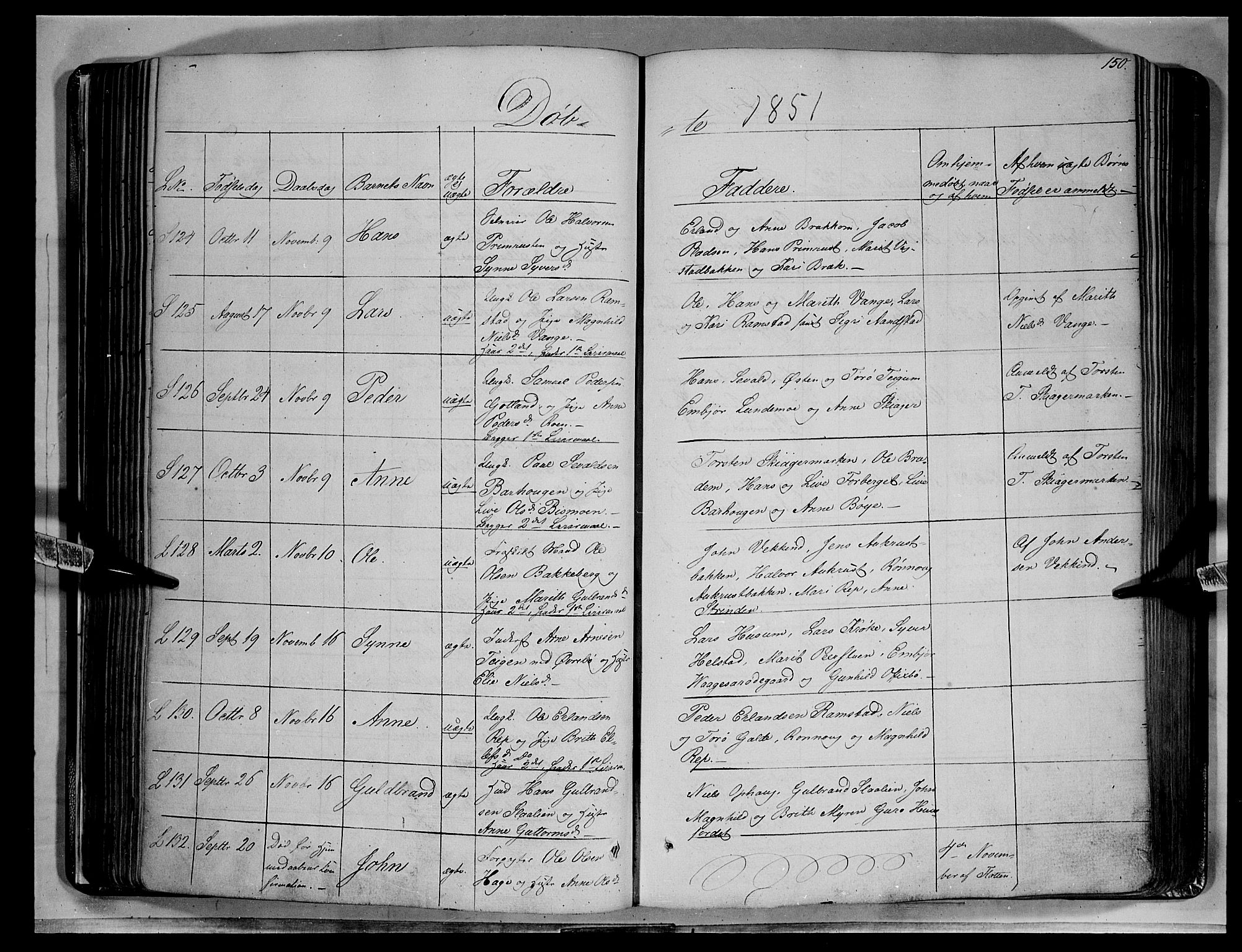 Lom prestekontor, AV/SAH-PREST-070/K/L0006: Ministerialbok nr. 6A, 1837-1863, s. 150