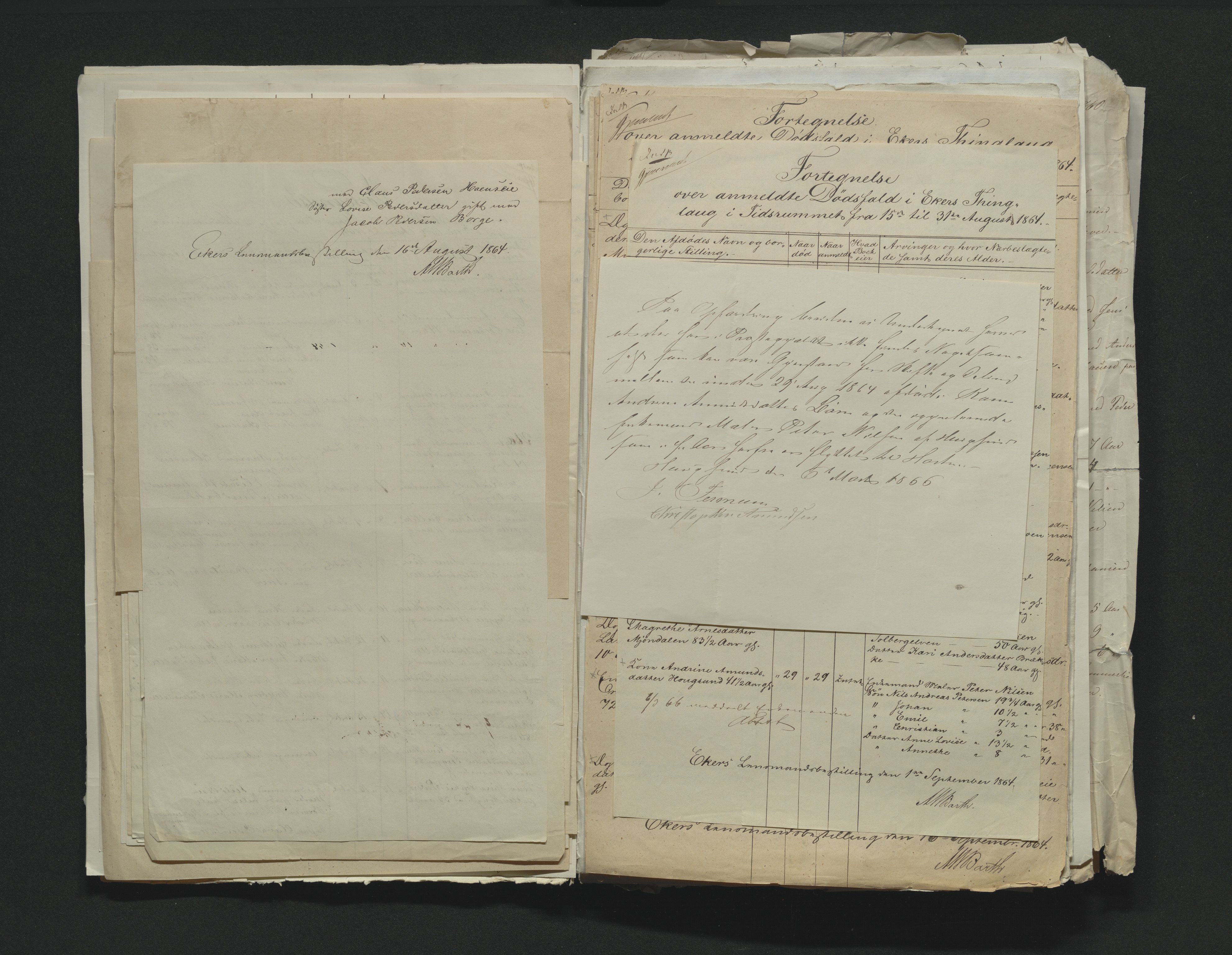 Eiker, Modum og Sigdal sorenskriveri, AV/SAKO-A-123/H/Ha/Hab/L0011: Dødsfallsmeldinger, 1862-1865, s. 379