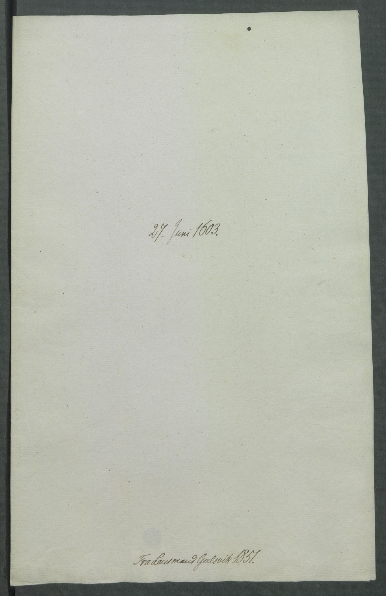 Riksarkivets diplomsamling, AV/RA-EA-5965/F02/L0112: Dokumenter, 1603, s. 33