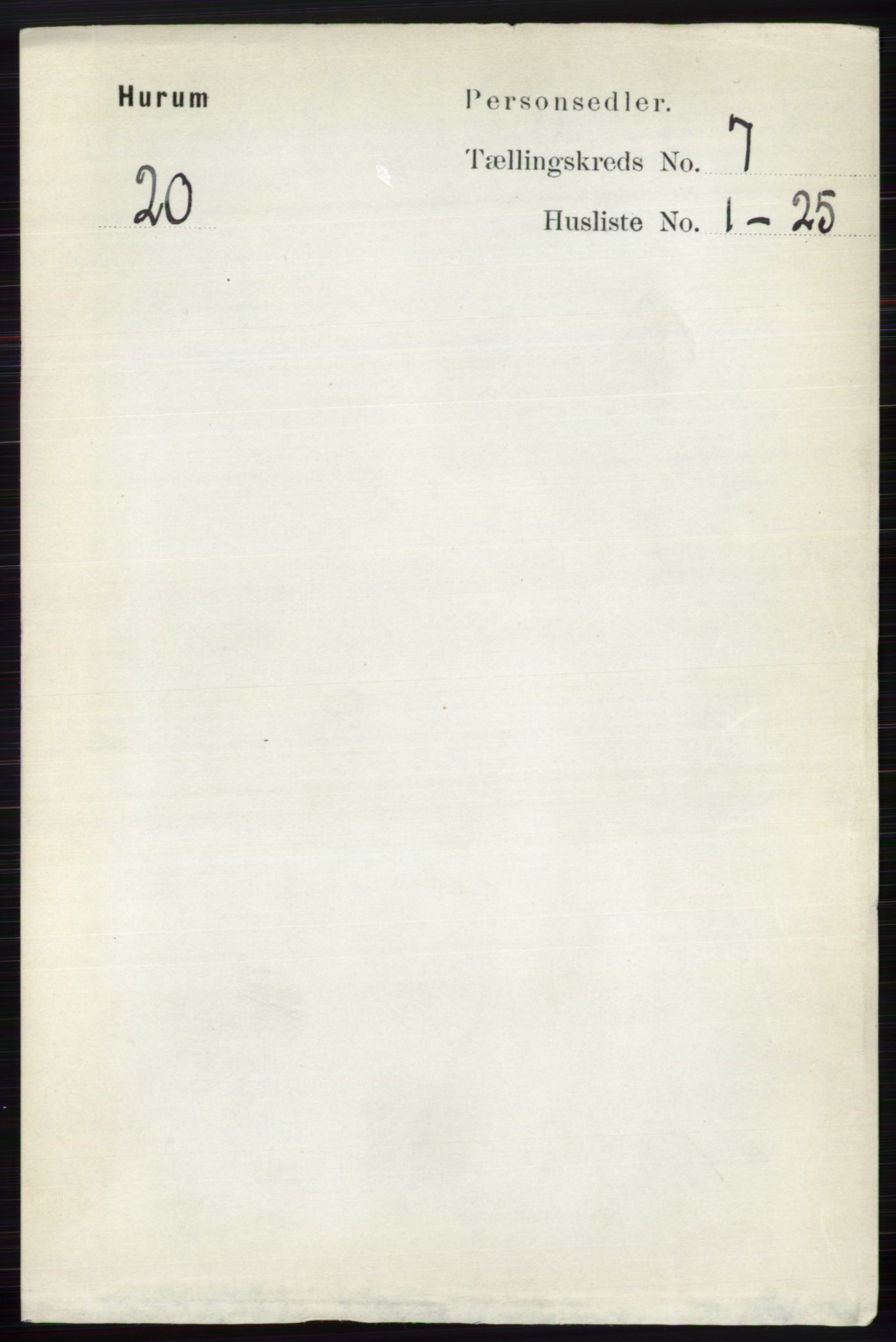 RA, Folketelling 1891 for 0628 Hurum herred, 1891, s. 2270