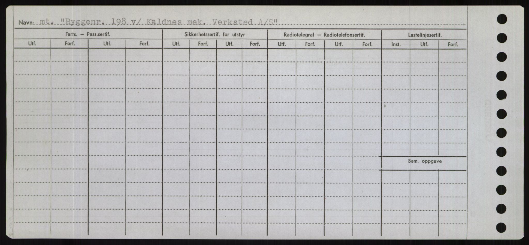 Sjøfartsdirektoratet med forløpere, Skipsmålingen, RA/S-1627/H/Hd/L0006: Fartøy, Byg-Båt, s. 384