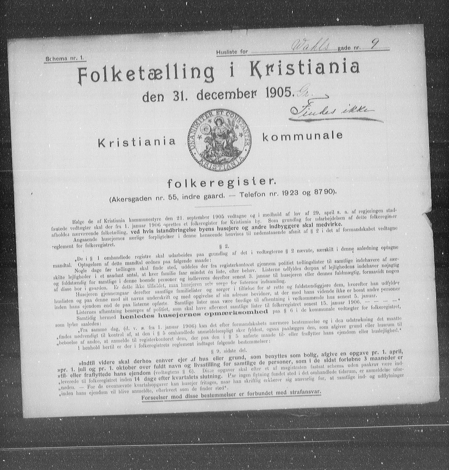 OBA, Kommunal folketelling 31.12.1905 for Kristiania kjøpstad, 1905, s. 66340