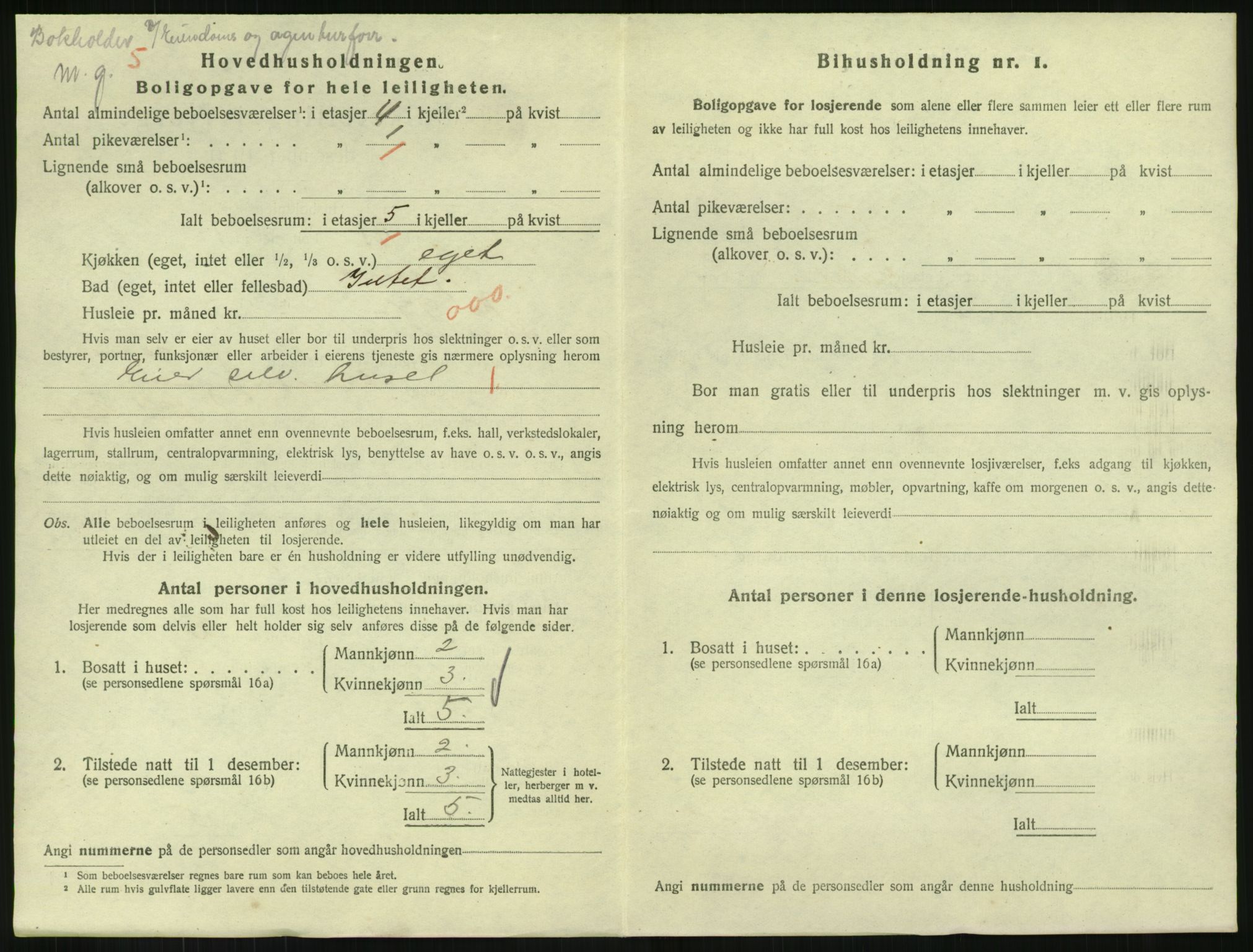 SAH, Folketelling 1920 for 0502 Gjøvik kjøpstad, 1920, s. 2305