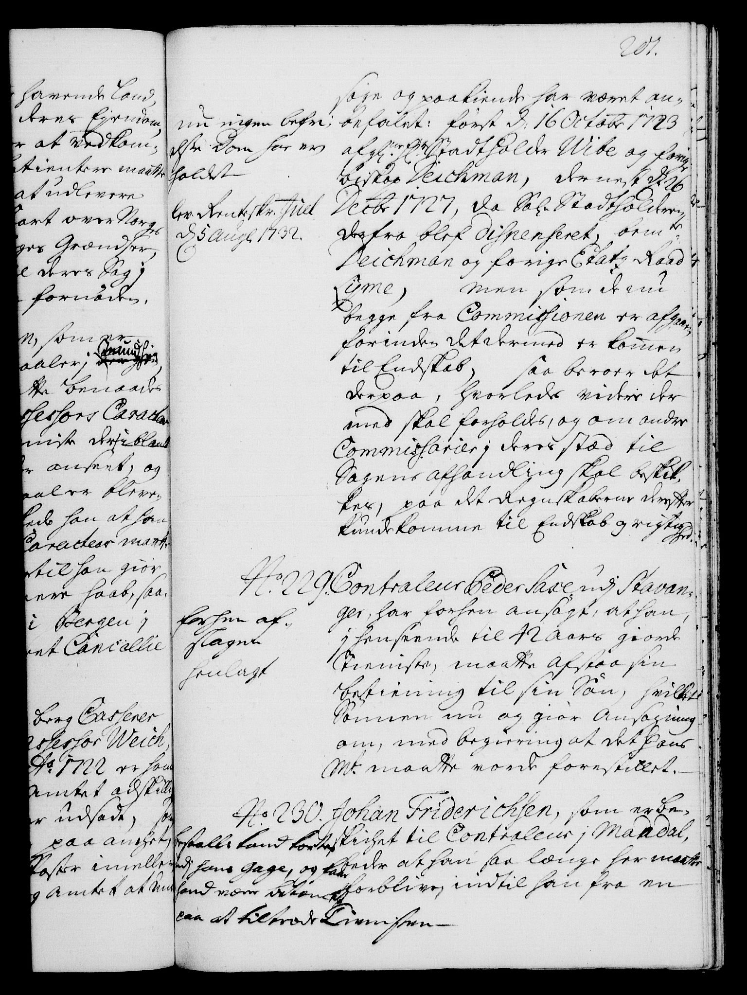 Rentekammeret, Kammerkanselliet, AV/RA-EA-3111/G/Gh/Gha/L0014: Norsk ekstraktmemorialprotokoll. Merket RK 53.59, 1731-1732, s. 201