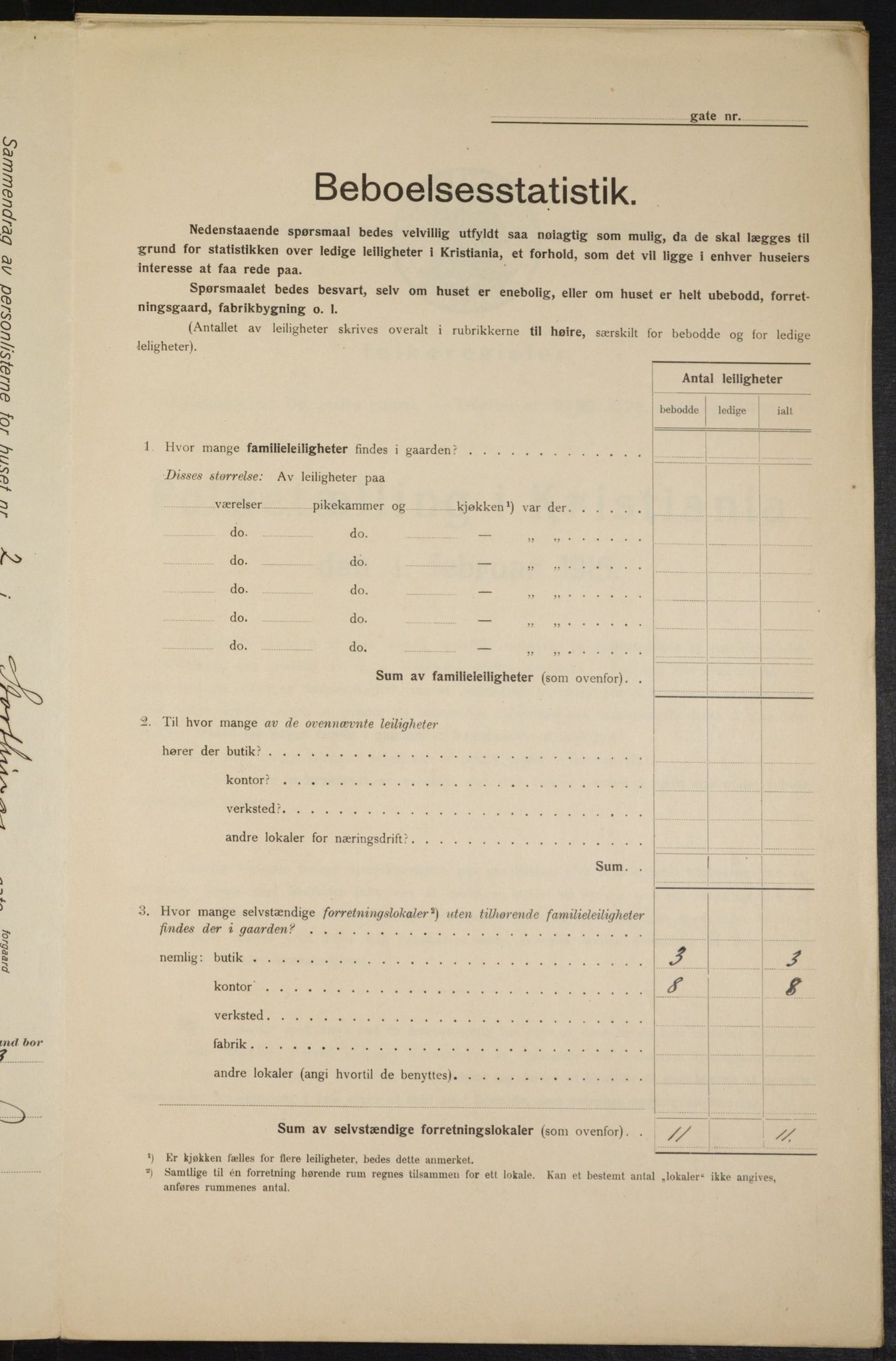OBA, Kommunal folketelling 1.2.1915 for Kristiania, 1915, s. 103662