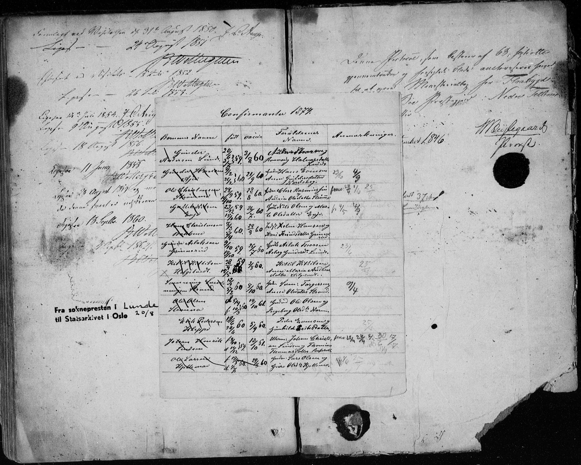 Lunde kirkebøker, AV/SAKO-A-282/F/Fb/L0001: Ministerialbok nr. II 1, 1845-1861, s. 69