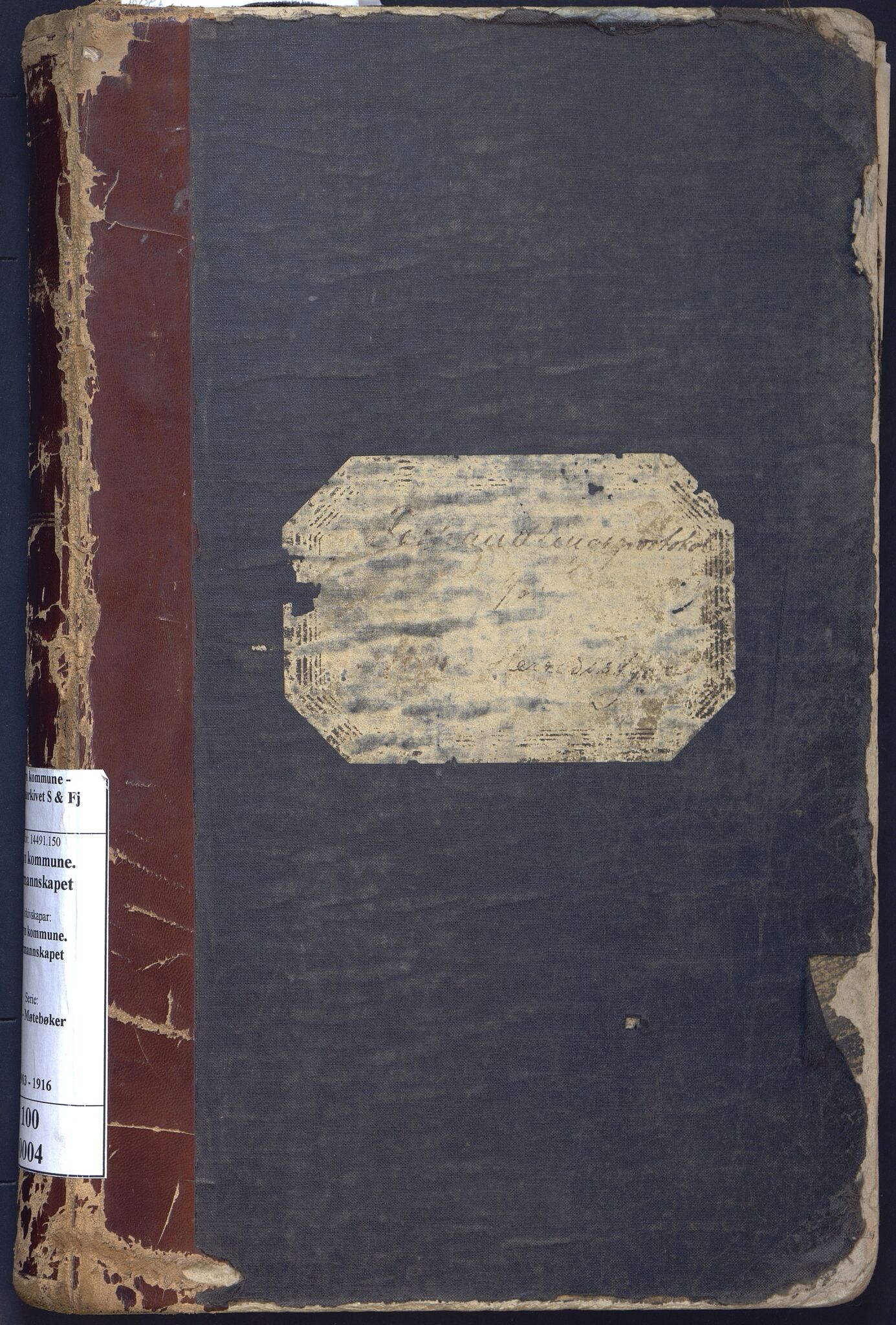 Stryn kommune. Formannskapet, VLFK/K-14491.150/100/L0005: møtebok for kommunestyret og formannskapet i Stryn kommune, 1903-1916