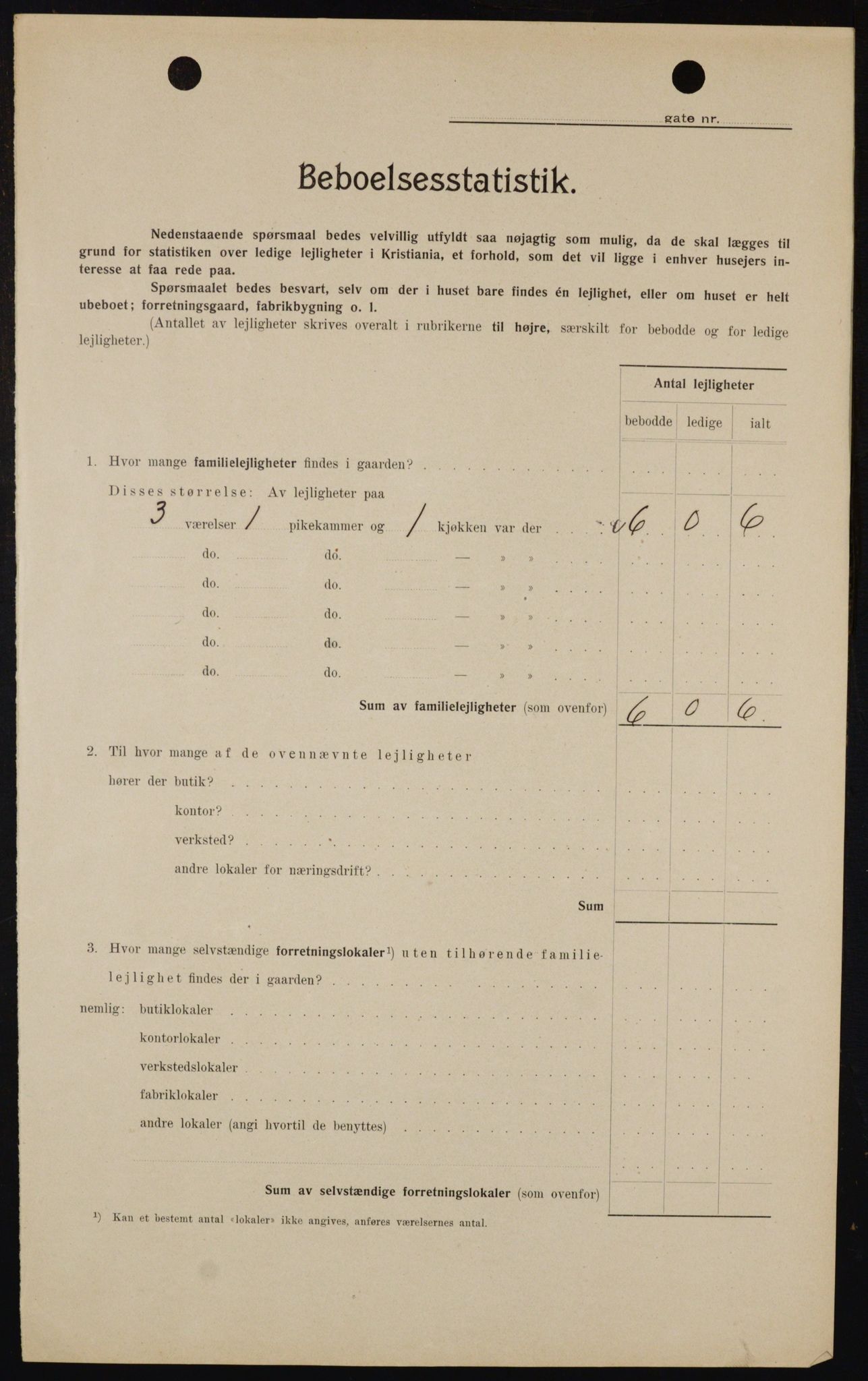 OBA, Kommunal folketelling 1.2.1909 for Kristiania kjøpstad, 1909, s. 47828