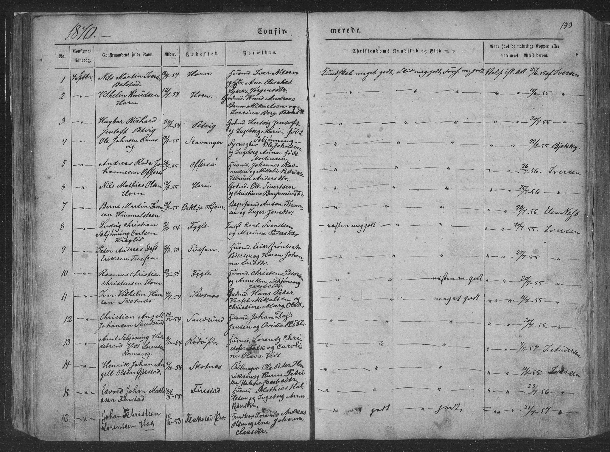 Ministerialprotokoller, klokkerbøker og fødselsregistre - Nordland, AV/SAT-A-1459/881/L1165: Klokkerbok nr. 881C02, 1854-1876, s. 199