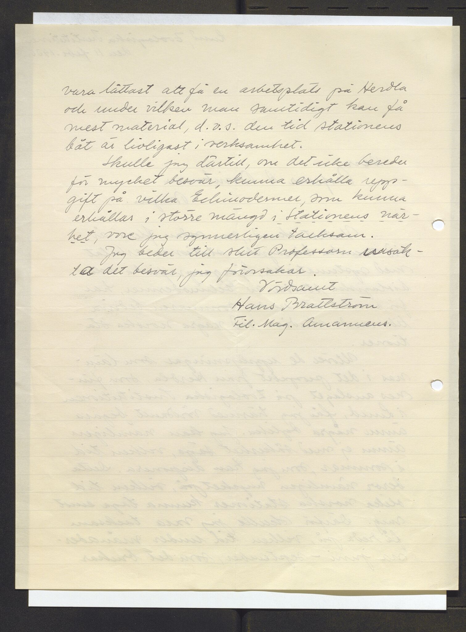 Bergens Museum, AV/SAB-A-17301/13/D/L0002: Korrespondanse , 1928-1940, s. 376