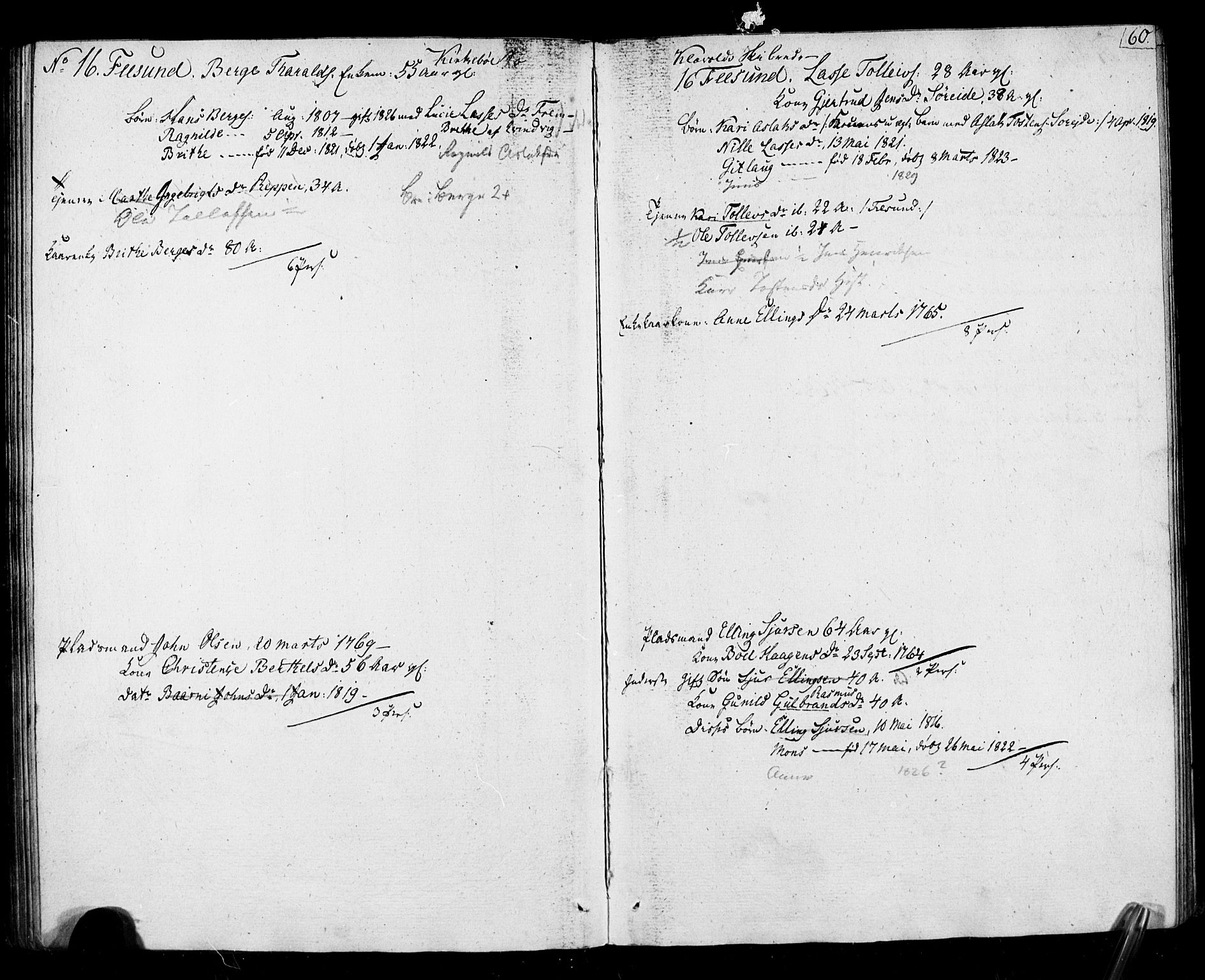 , Folketelling 1825 for 1415P Lavik prestegjeld, 1825, s. 61
