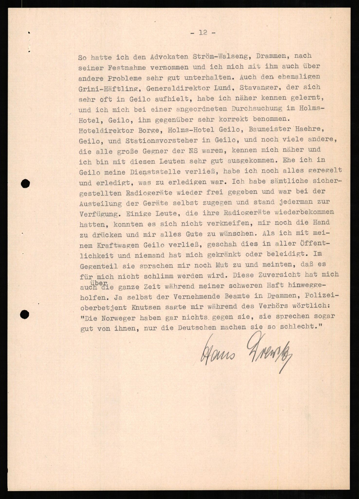 Forsvaret, Forsvarets overkommando II, AV/RA-RAFA-3915/D/Db/L0006: CI Questionaires. Tyske okkupasjonsstyrker i Norge. Tyskere., 1945-1946, s. 255