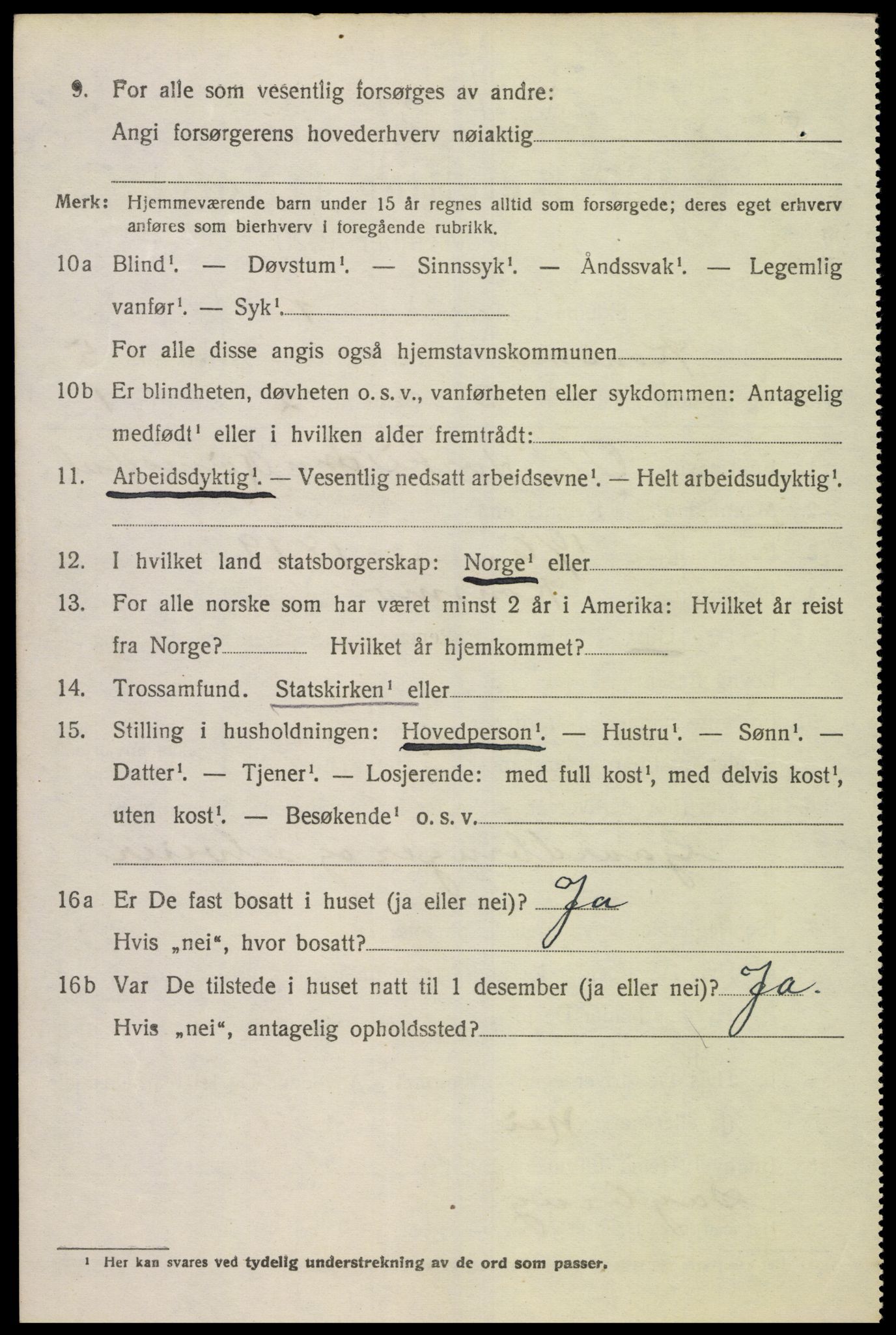SAK, Folketelling 1920 for 1027 Konsmo herred, 1920, s. 1293