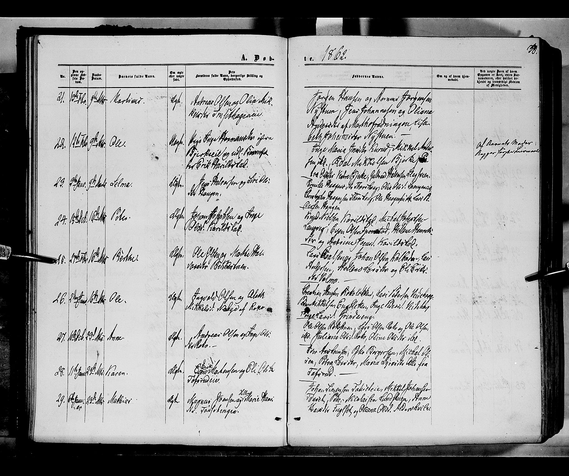 Løten prestekontor, AV/SAH-PREST-022/K/Ka/L0008: Ministerialbok nr. 8, 1860-1877, s. 38