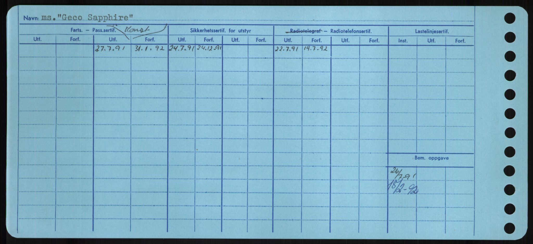 Sjøfartsdirektoratet med forløpere, Skipsmålingen, RA/S-1627/H/Hd/L0012: Fartøy, G-Glø, s. 160