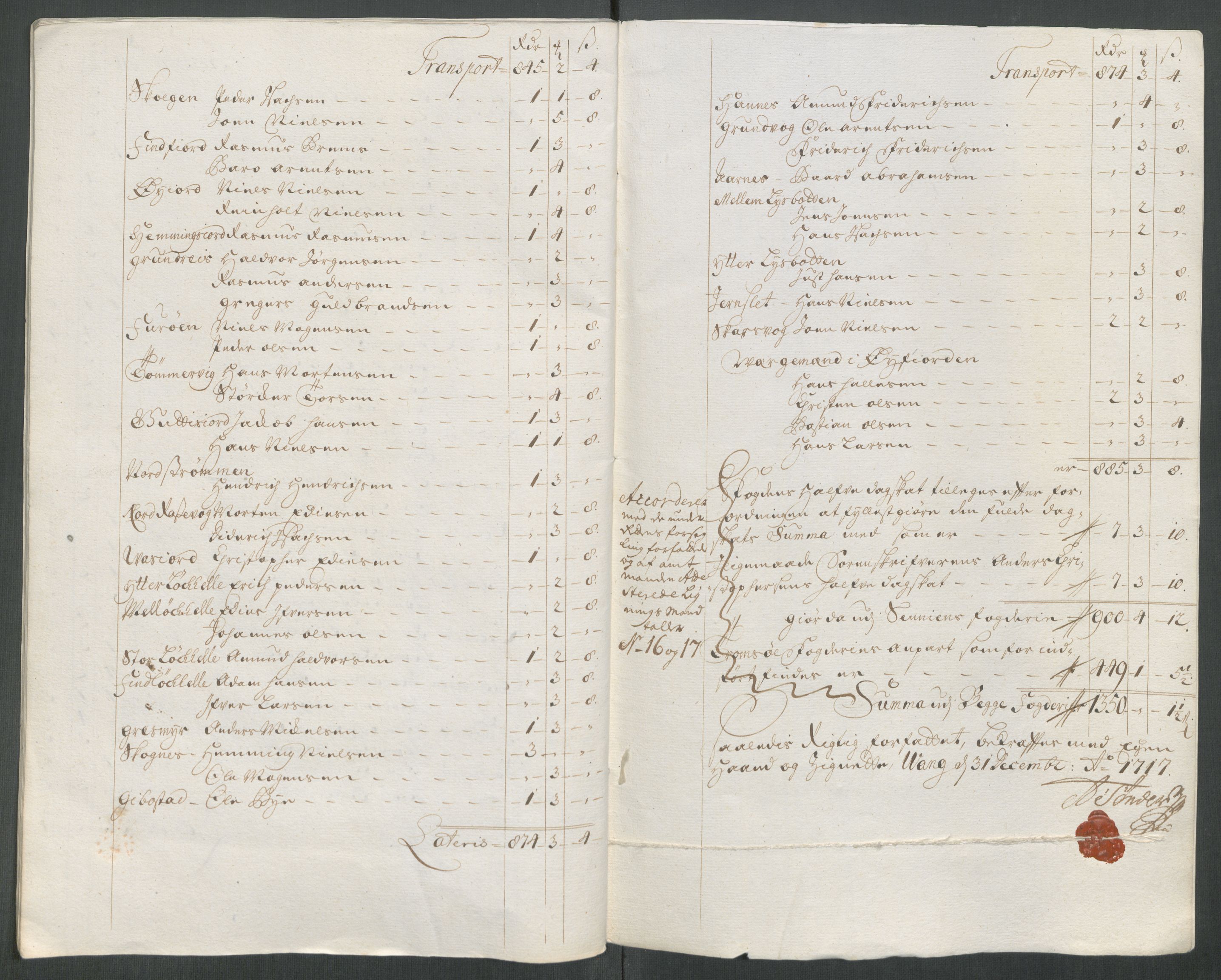 Rentekammeret inntil 1814, Reviderte regnskaper, Fogderegnskap, AV/RA-EA-4092/R68/L4763: Fogderegnskap Senja og Troms, 1717, s. 190