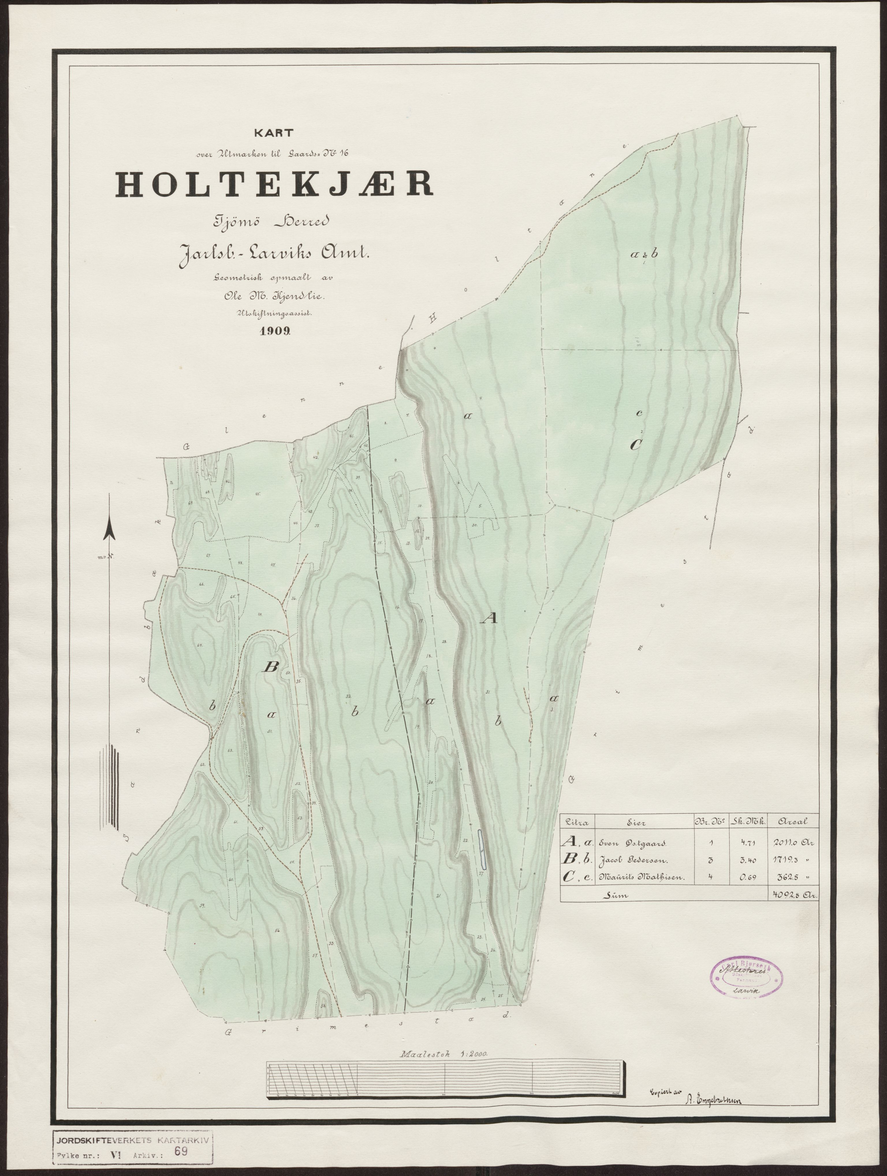 Jordskifteverkets kartarkiv, RA/S-3929/T, 1859-1988, s. 81