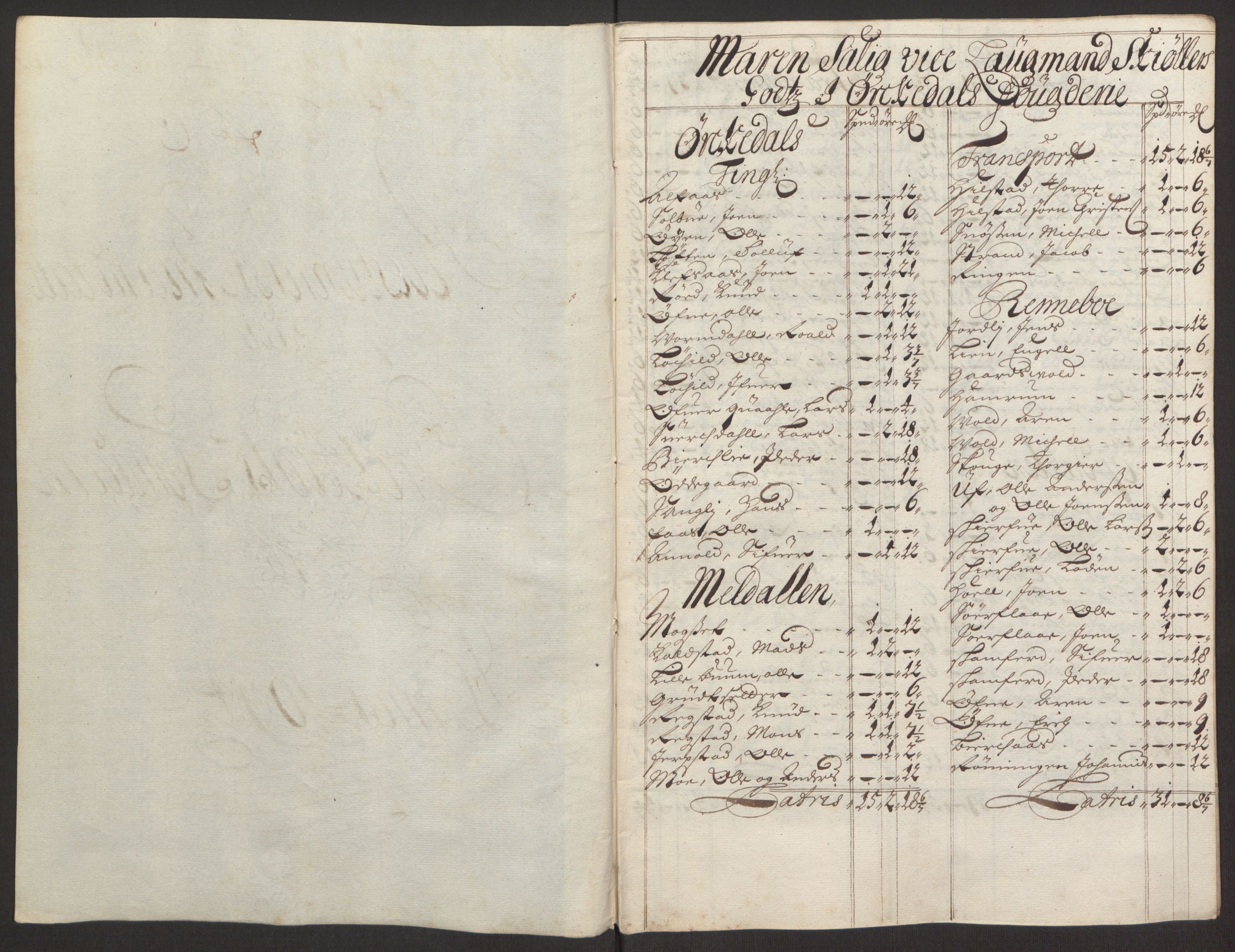 Rentekammeret inntil 1814, Reviderte regnskaper, Fogderegnskap, RA/EA-4092/R60/L3944: Fogderegnskap Orkdal og Gauldal, 1694, s. 71