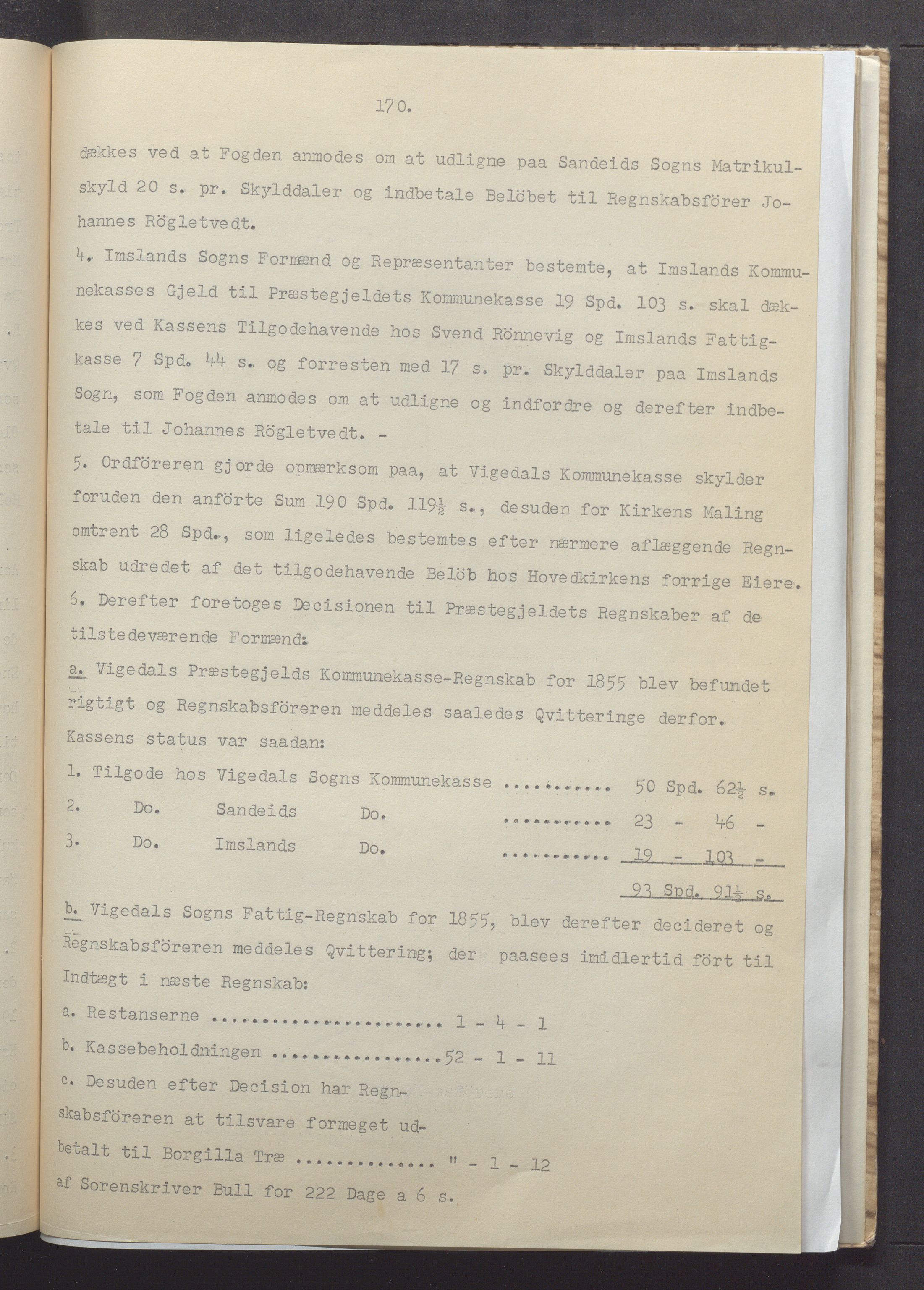 Vikedal kommune - Formannskapet, IKAR/K-100598/A/Ac/L0001: Avskrift av møtebok, 1837-1874, s. 170