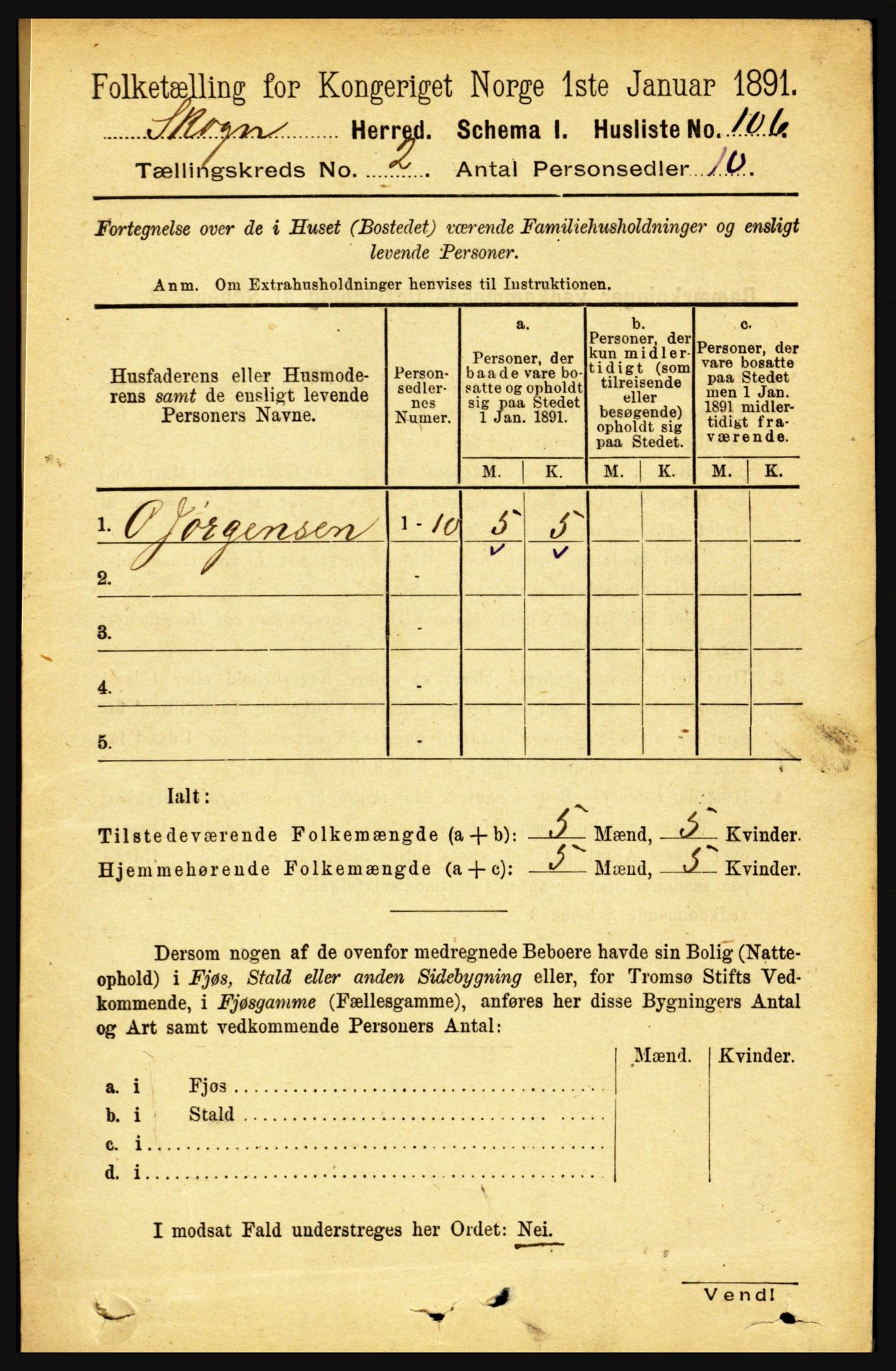 RA, Folketelling 1891 for 1719 Skogn herred, 1891, s. 972