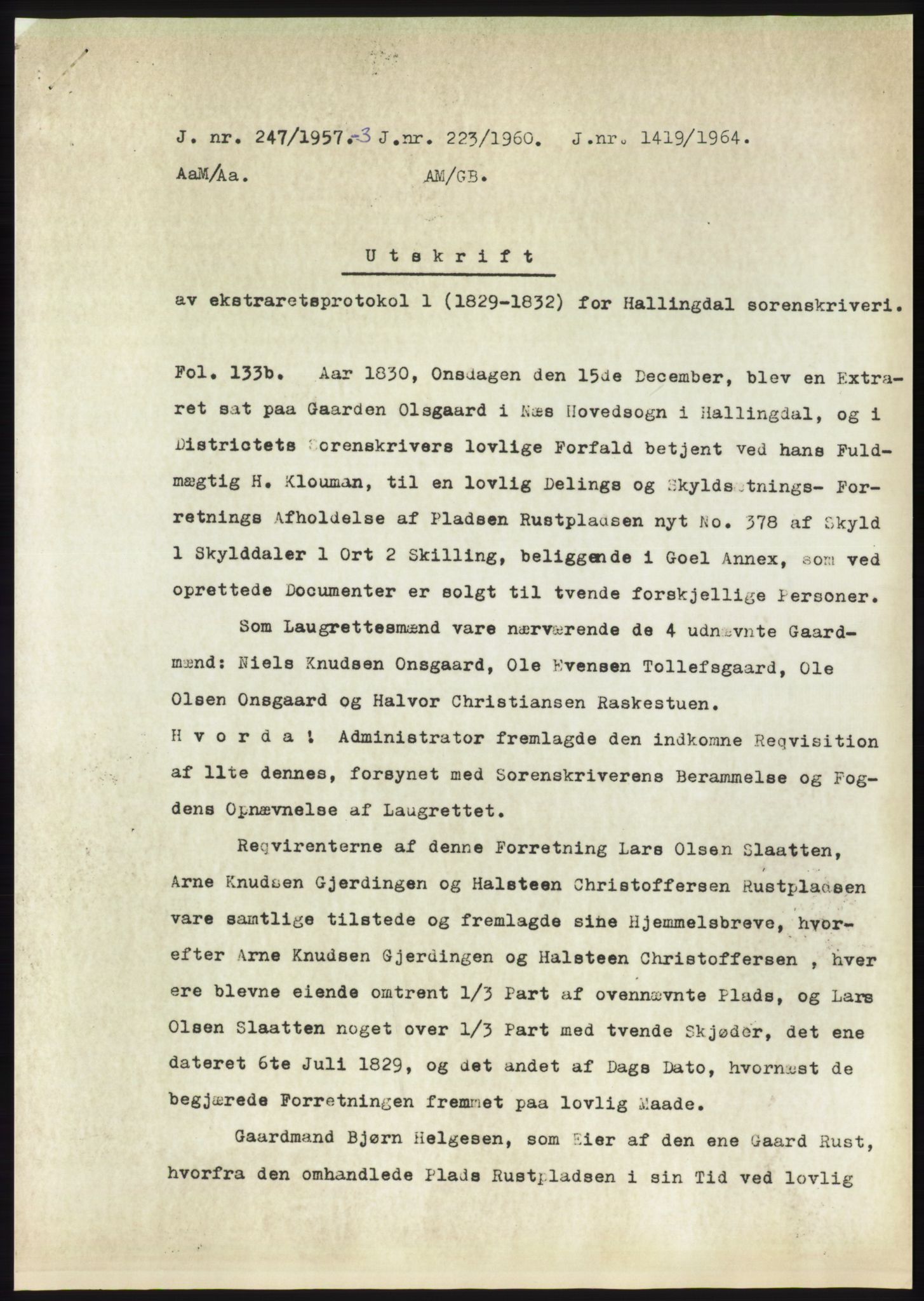 Statsarkivet i Kongsberg, SAKO/A-0001, 1956-1957, s. 306