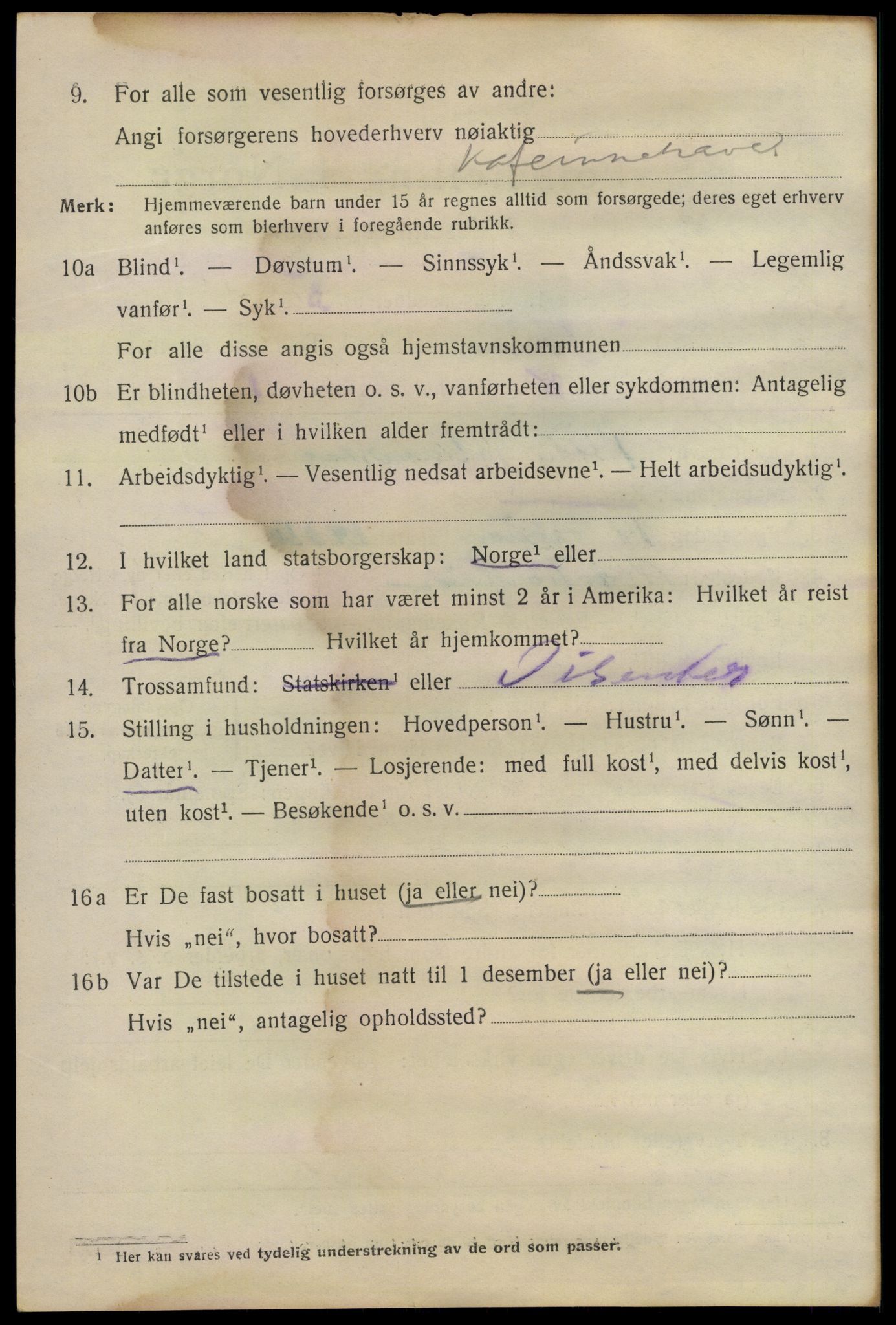 SAO, Folketelling 1920 for 0201 Son ladested, 1920, s. 1265