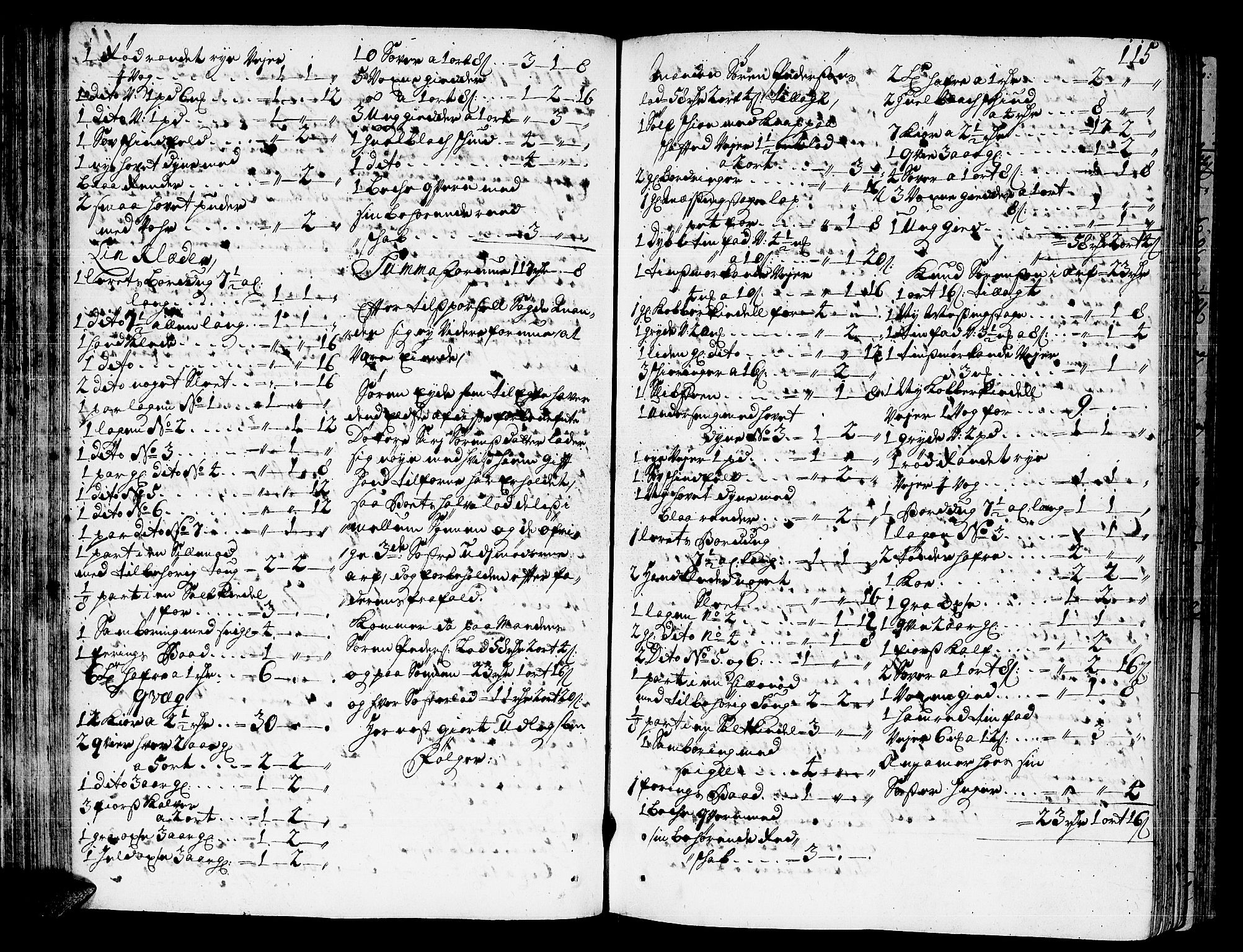 Romsdal sorenskriveri, AV/SAT-A-4149/1/3/3A/L0005: Skifteprotokoll, 1707-1711, s. 114b-115a