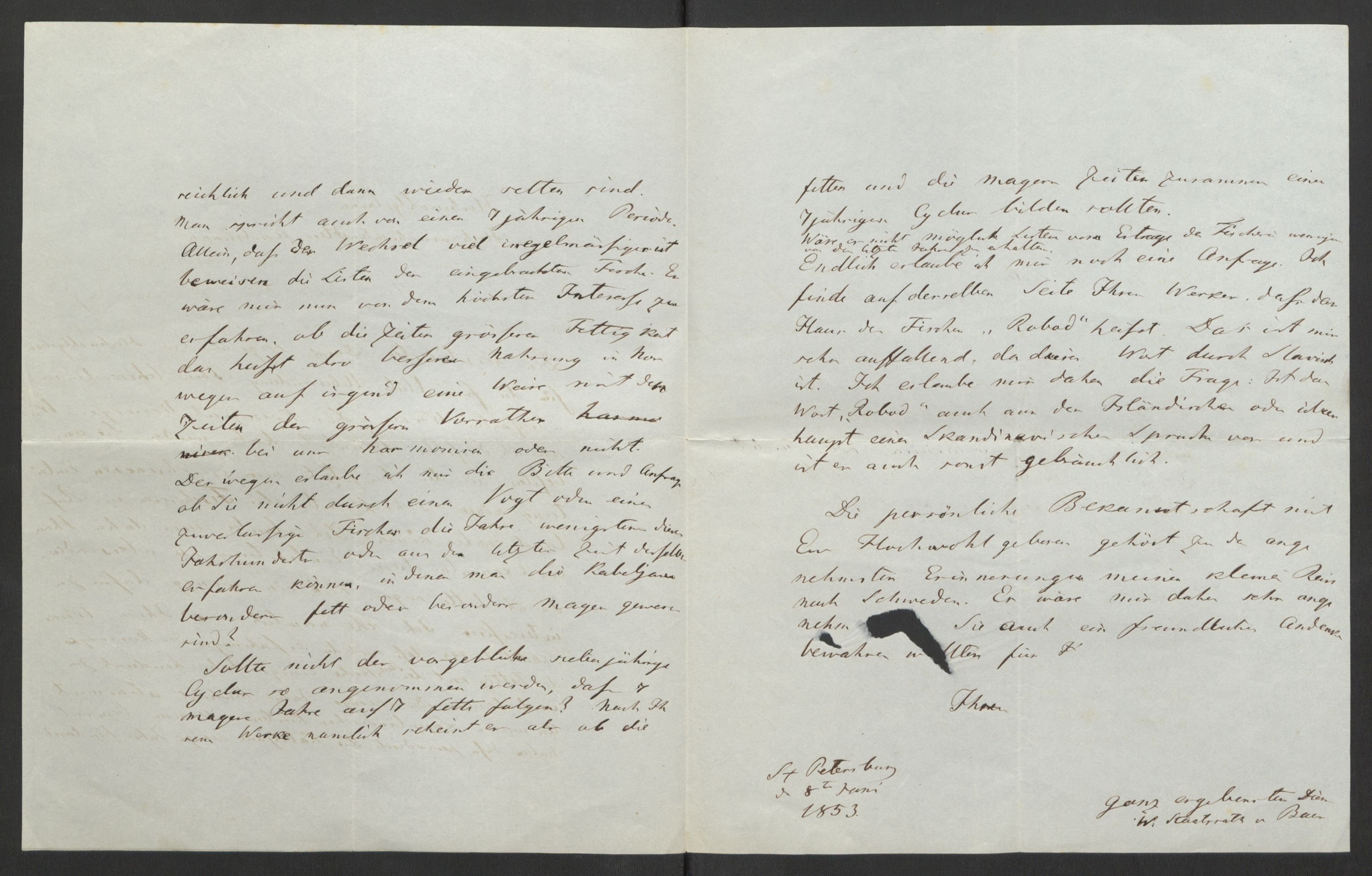 Blom, Gustav Peter, AV/RA-PA-0568/F/L0001/0002: Brev og manuskripter / Brev fra bl.a. Esmarch, Løvenskiold, Wedel Jarlsberg, Schwach, Grøgaard, Neumann, Hans Jørgen Blom, 1812-1863, s. 132