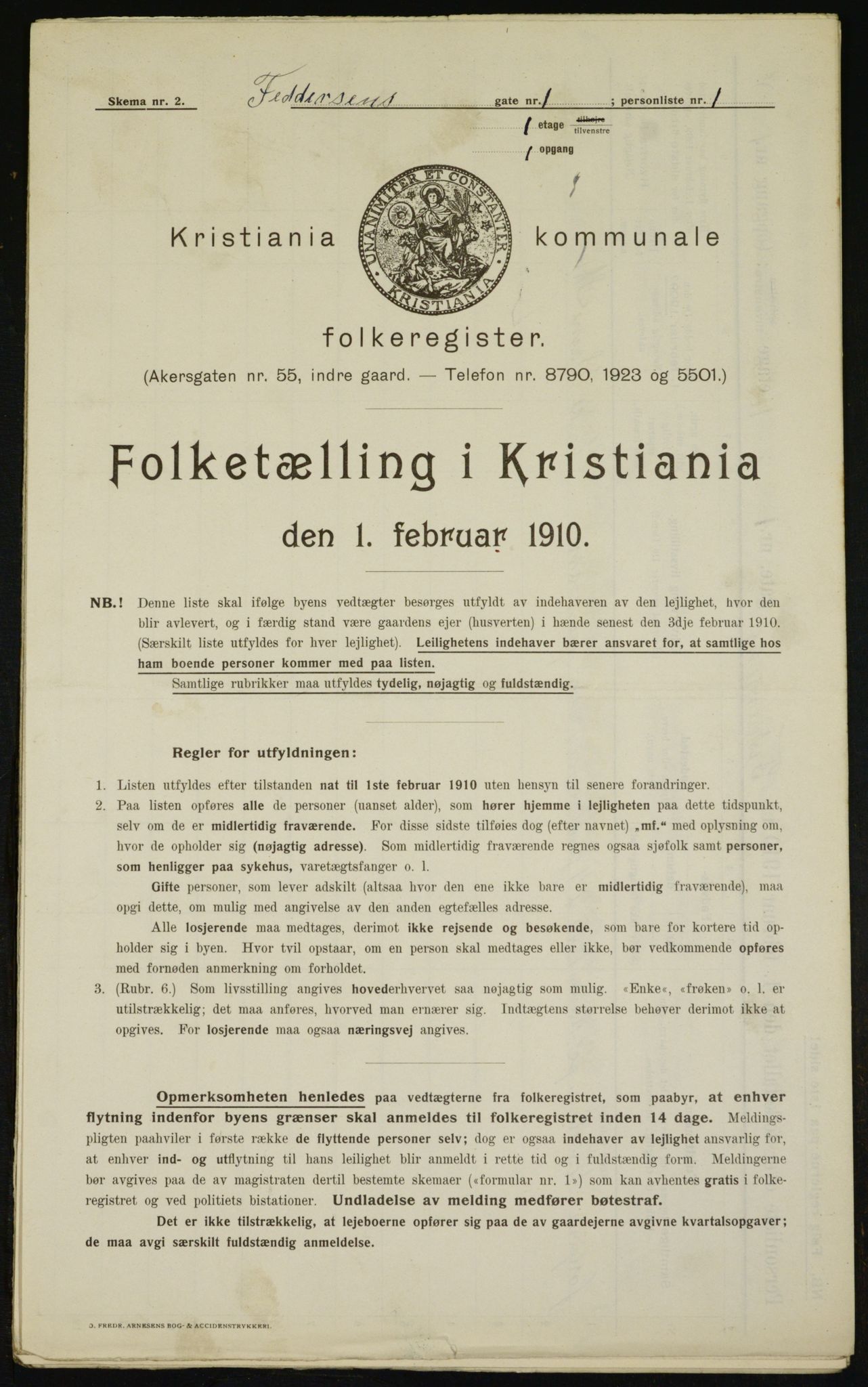 OBA, Kommunal folketelling 1.2.1910 for Kristiania, 1910, s. 22546