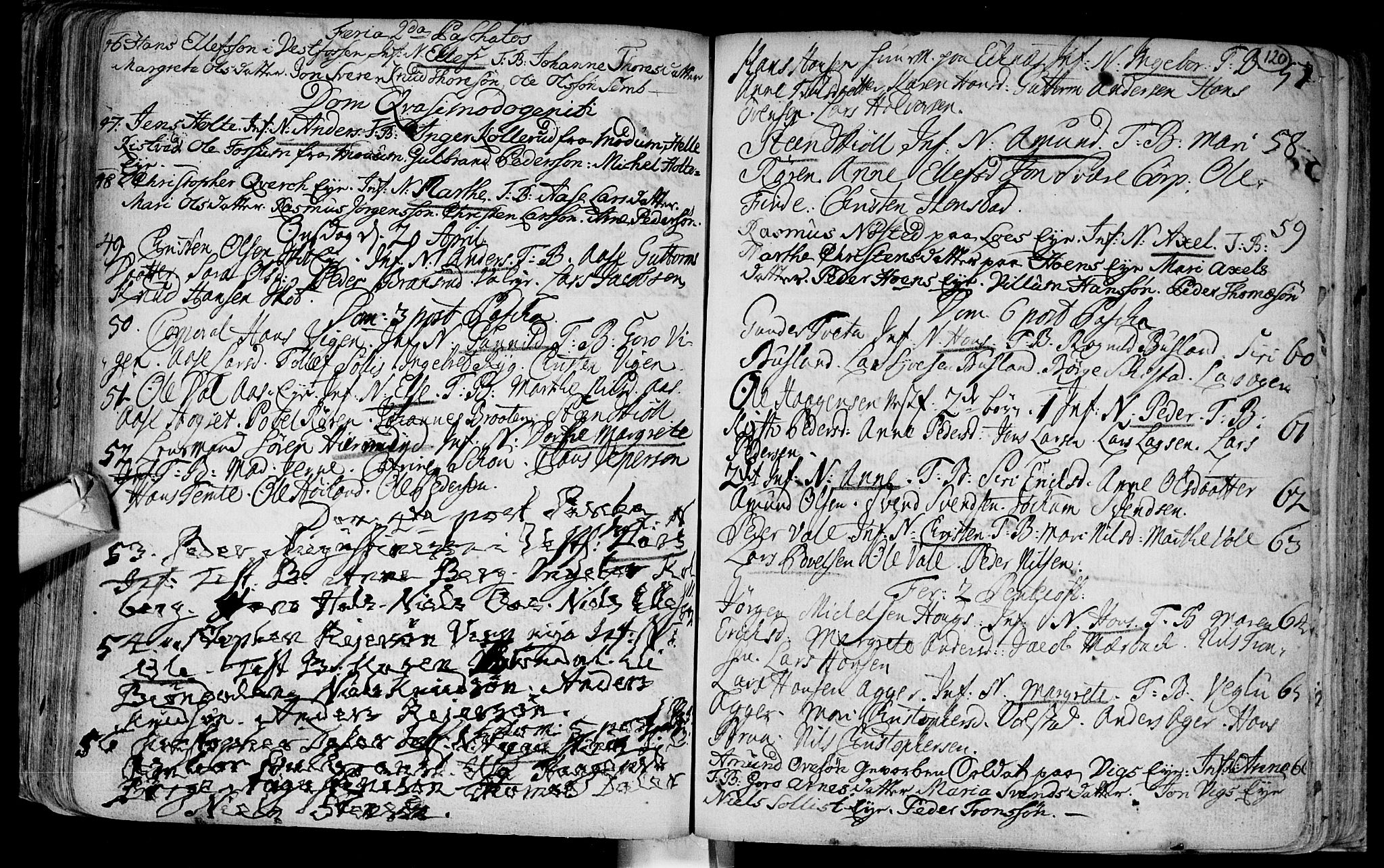 Eiker kirkebøker, SAKO/A-4/F/Fa/L0003: Ministerialbok nr. I 3, 1724-1753, s. 120