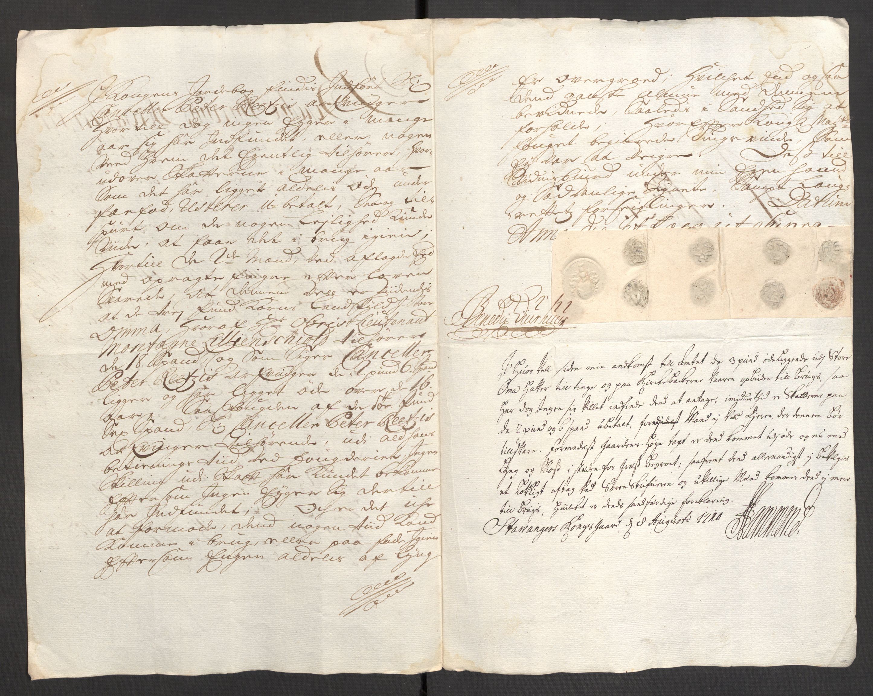 Rentekammeret inntil 1814, Reviderte regnskaper, Fogderegnskap, RA/EA-4092/R46/L2734: Fogderegnskap Jæren og Dalane, 1709-1710, s. 97