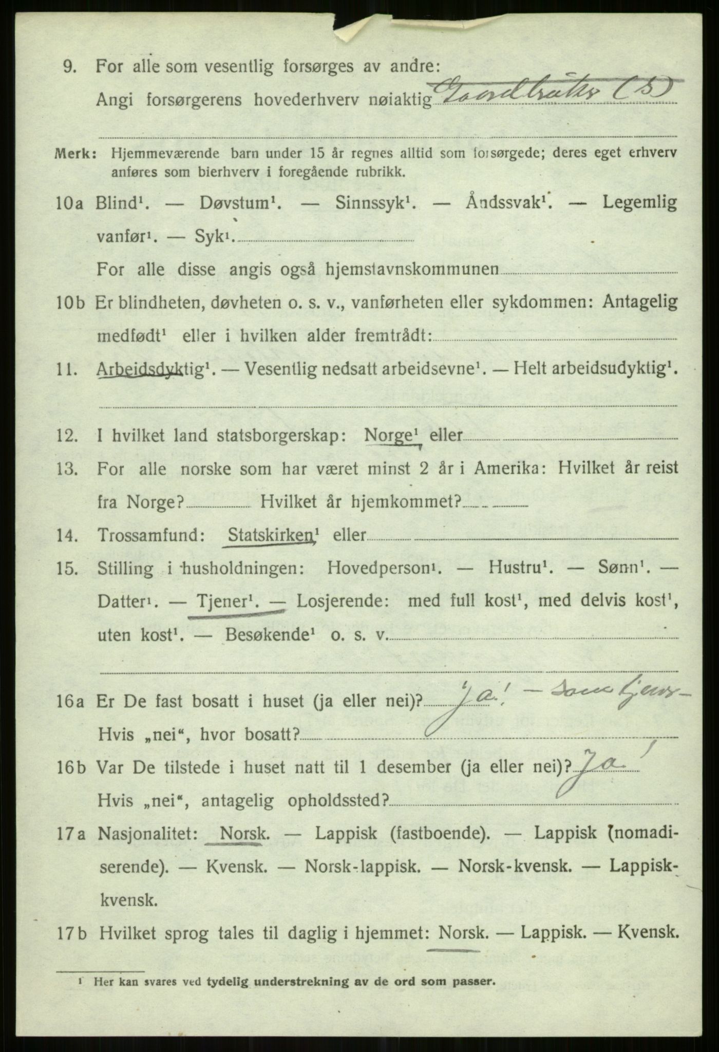 SATØ, Folketelling 1920 for 1935 Helgøy herred, 1920, s. 2044