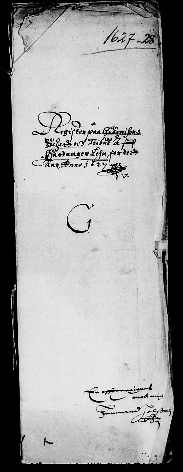 Rentekammeret inntil 1814, Reviderte regnskaper, Lensregnskaper, AV/RA-EA-5023/R/Rb/Rbt/L0047: Bergenhus len, 1627-1629