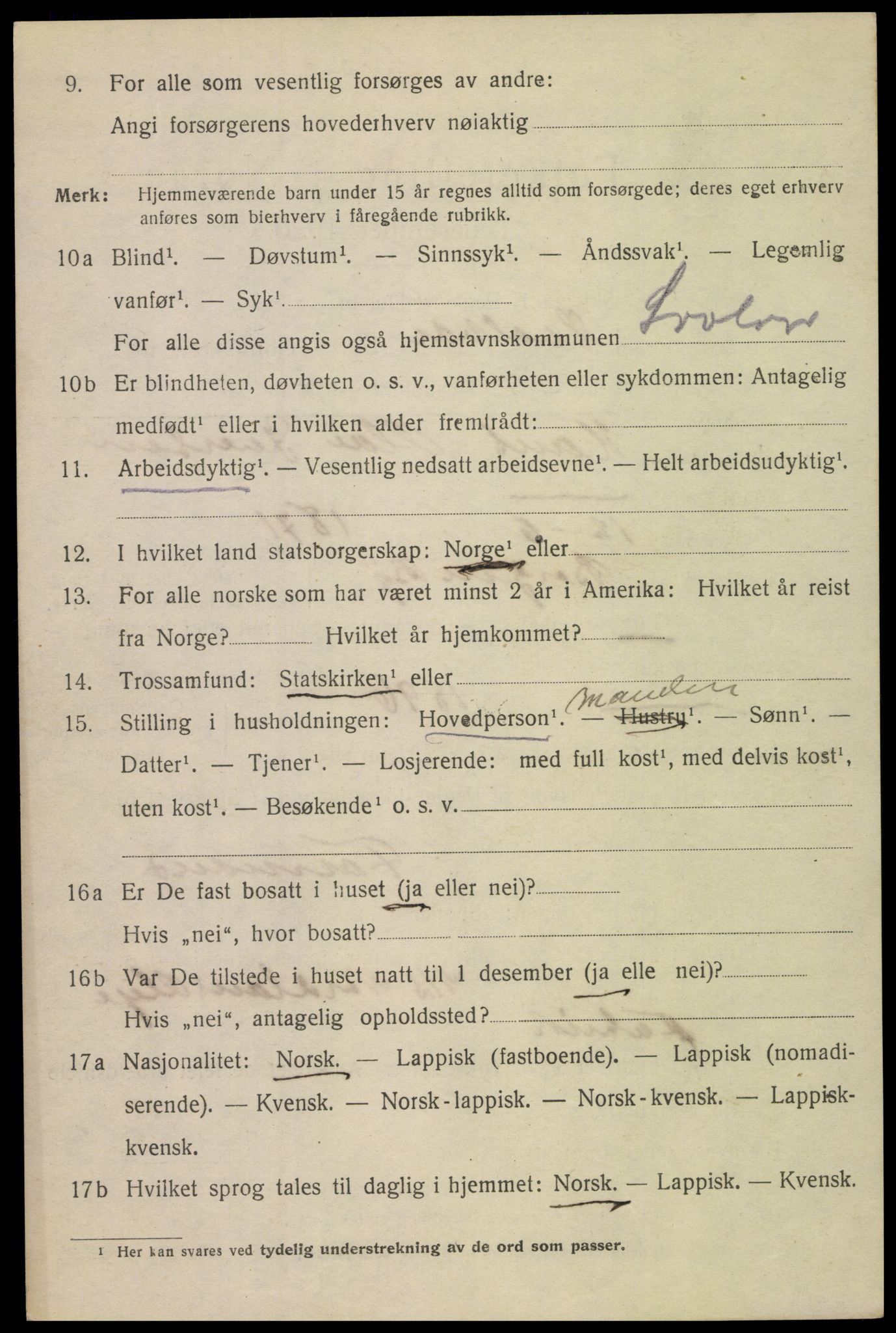 SAT, Folketelling 1920 for 1806 Svolvær kjøpstad, 1920, s. 3793
