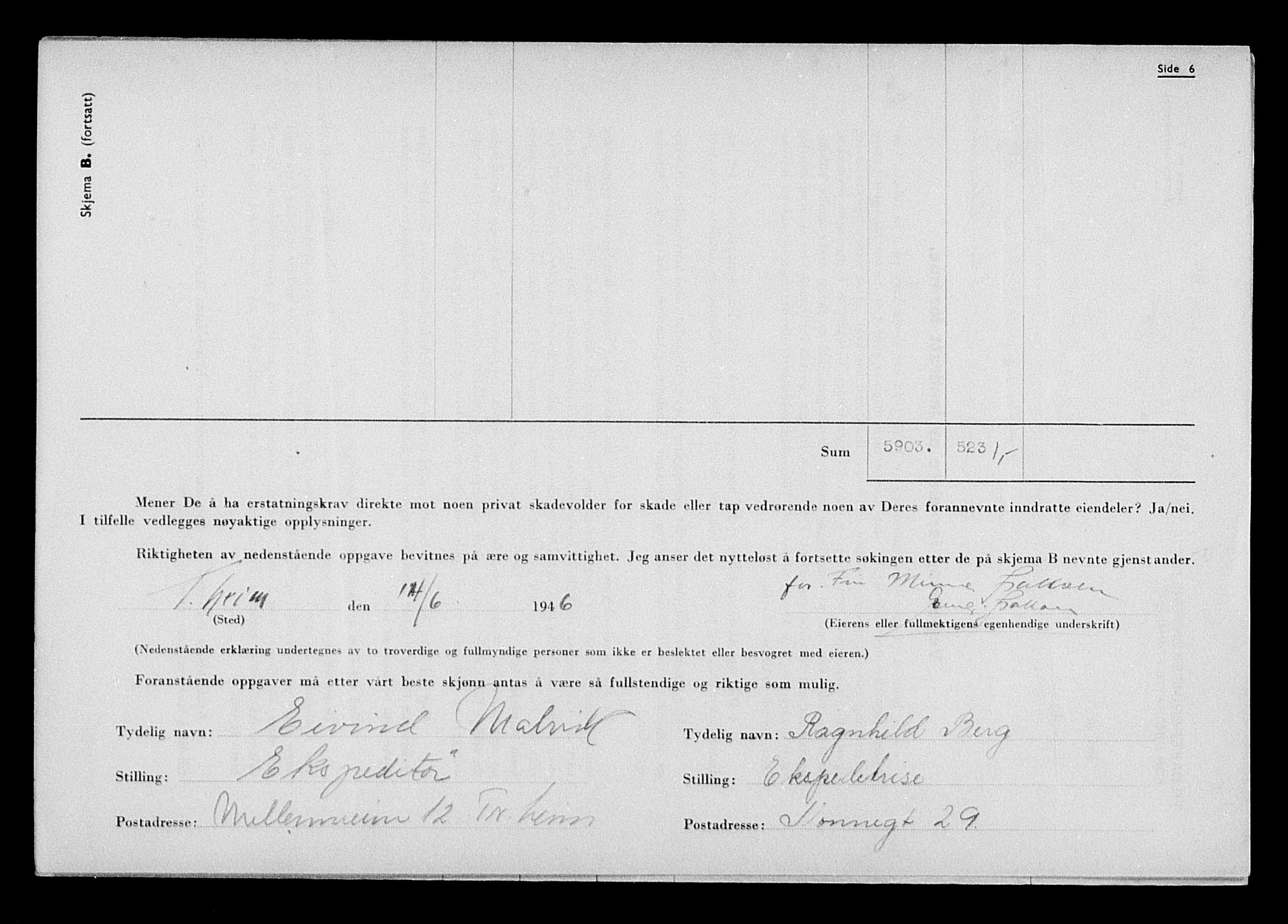 Justisdepartementet, Tilbakeføringskontoret for inndratte formuer, AV/RA-S-1564/H/Hc/Hca/L0896: --, 1945-1947, s. 360