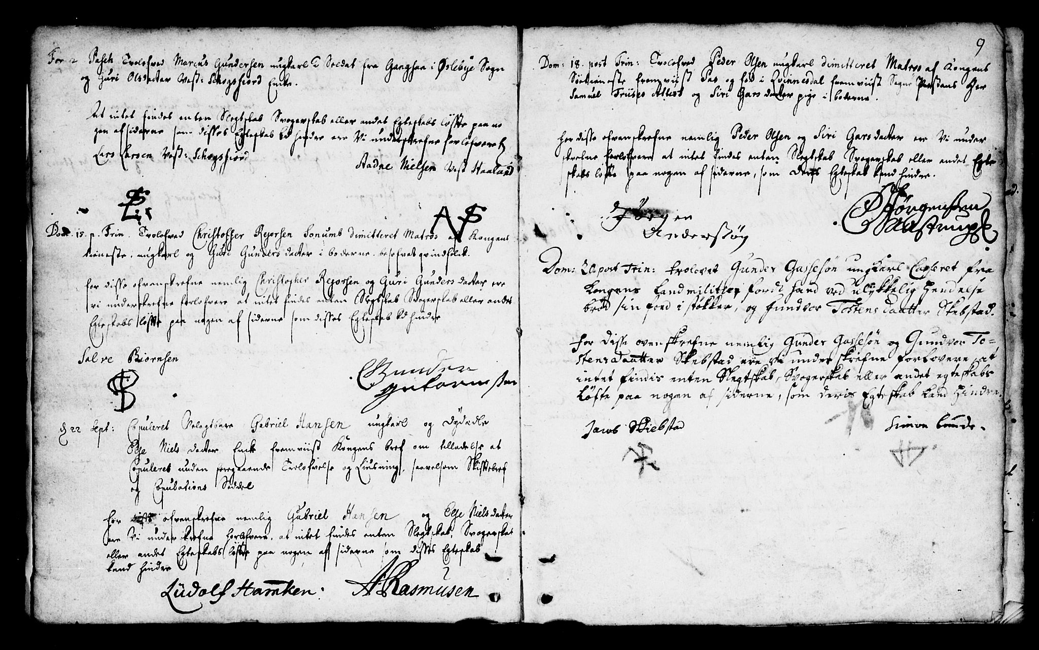 Mandal sokneprestkontor, AV/SAK-1111-0030/F/Fa/Faa/L0002: Ministerialbok nr. A 2, 1720-1754, s. 9