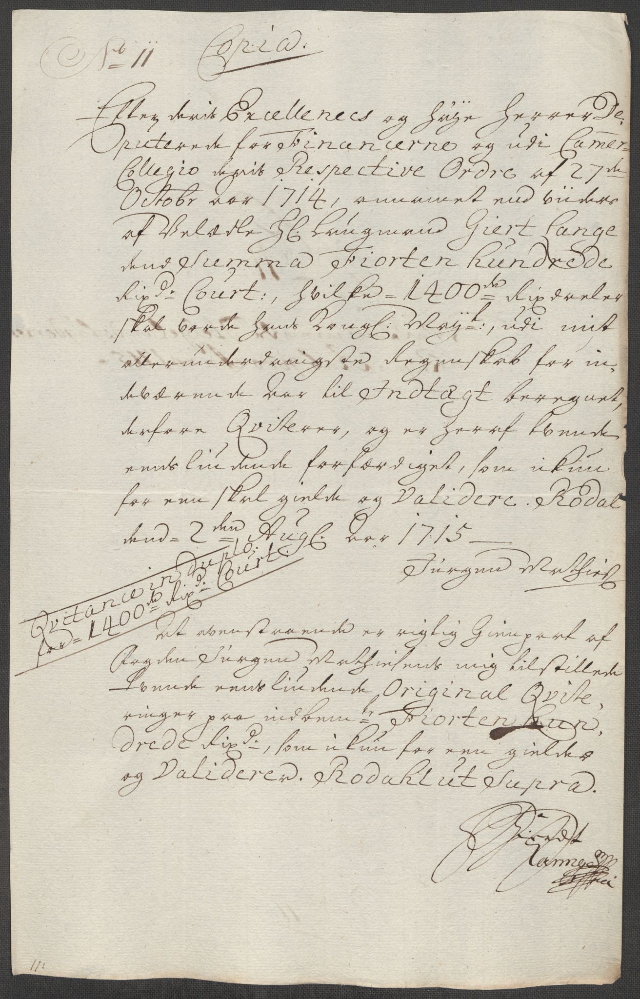 Rentekammeret inntil 1814, Reviderte regnskaper, Fogderegnskap, RA/EA-4092/R65/L4513: Fogderegnskap Helgeland, 1714-1715, s. 588