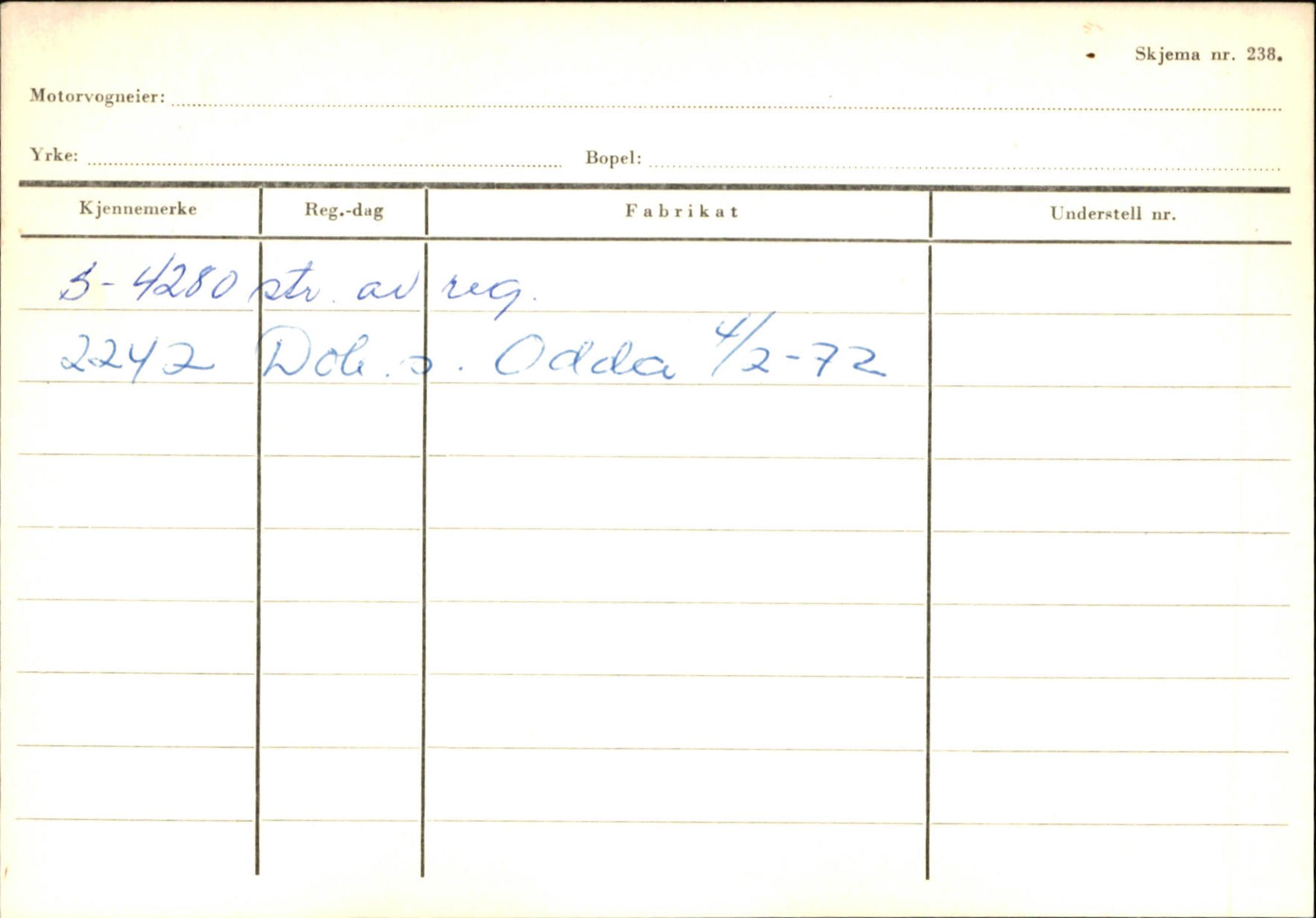 Statens vegvesen, Sogn og Fjordane vegkontor, AV/SAB-A-5301/4/F/L0125: Eigarregister Sogndal V-Å. Aurland A-Å. Fjaler A-N, 1945-1975, s. 1148