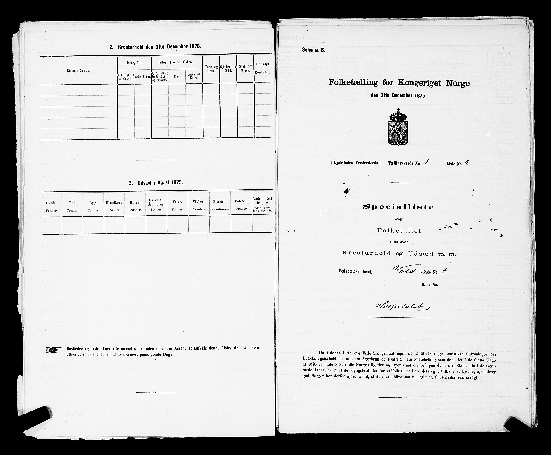 RA, Folketelling 1875 for 0103B Fredrikstad prestegjeld, Fredrikstad kjøpstad, 1875, s. 23