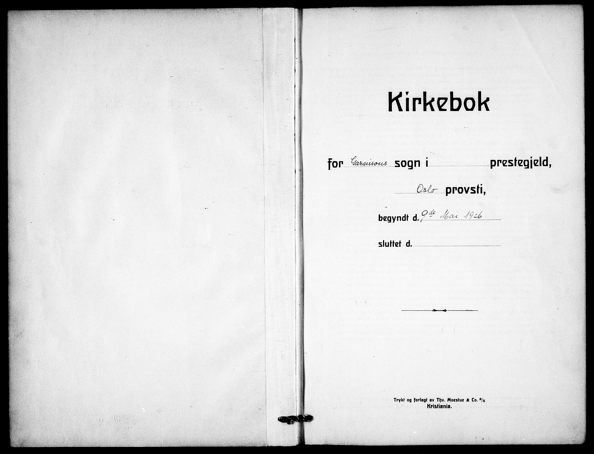 Garnisonsmenigheten Kirkebøker, SAO/A-10846/F/Fa/L0017: Ministerialbok nr. 17, 1926-1937