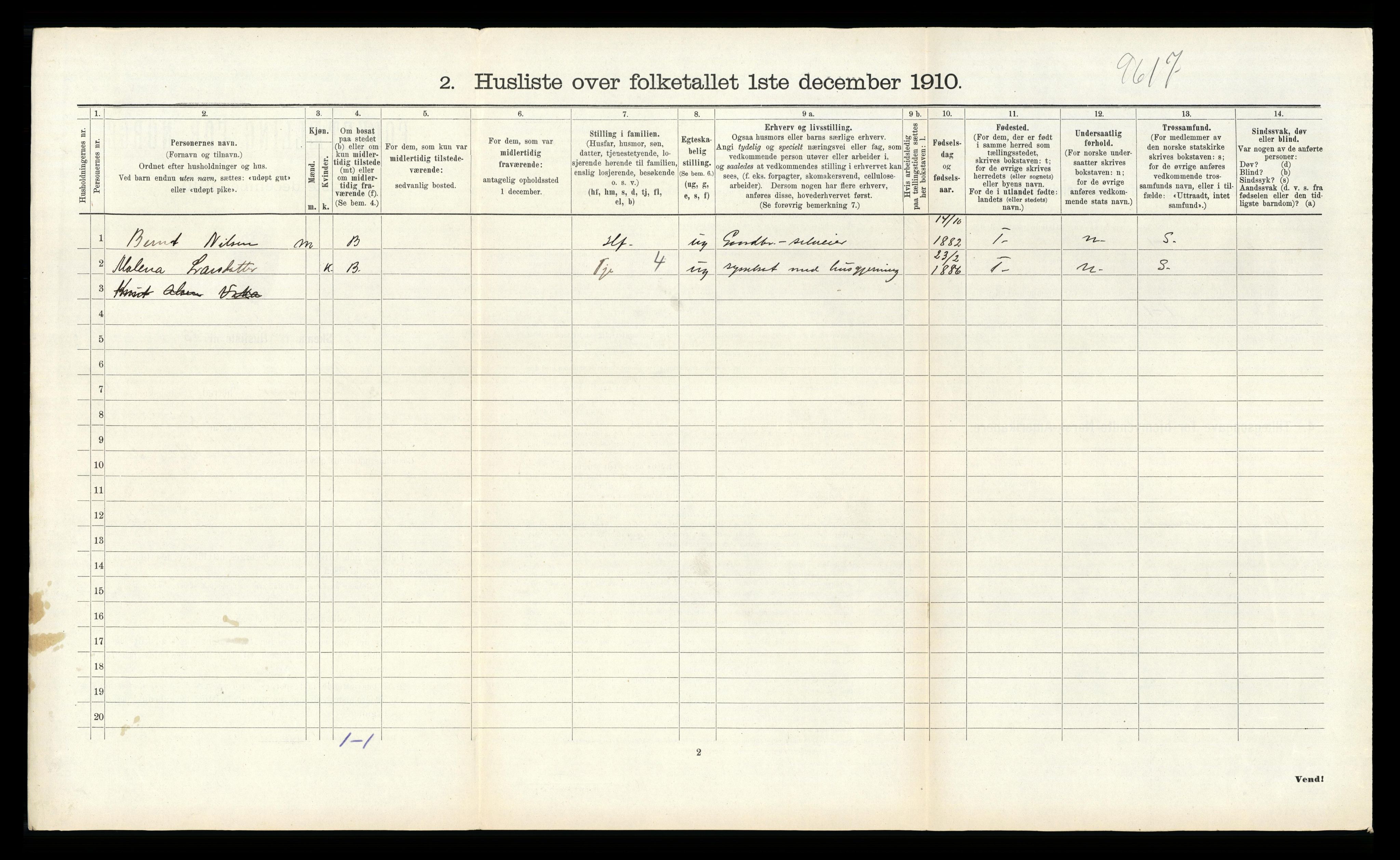 RA, Folketelling 1910 for 1212 Skånevik herred, 1910, s. 438