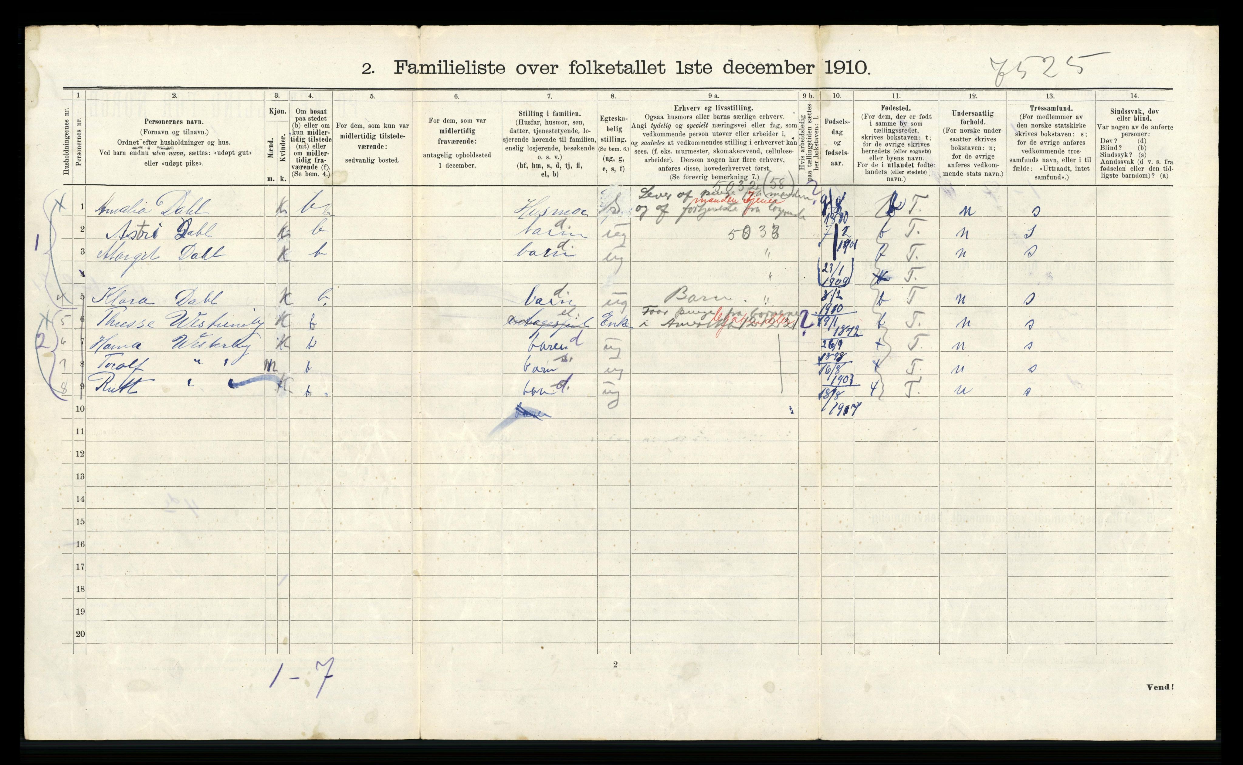 RA, Folketelling 1910 for 1301 Bergen kjøpstad, 1910, s. 21564