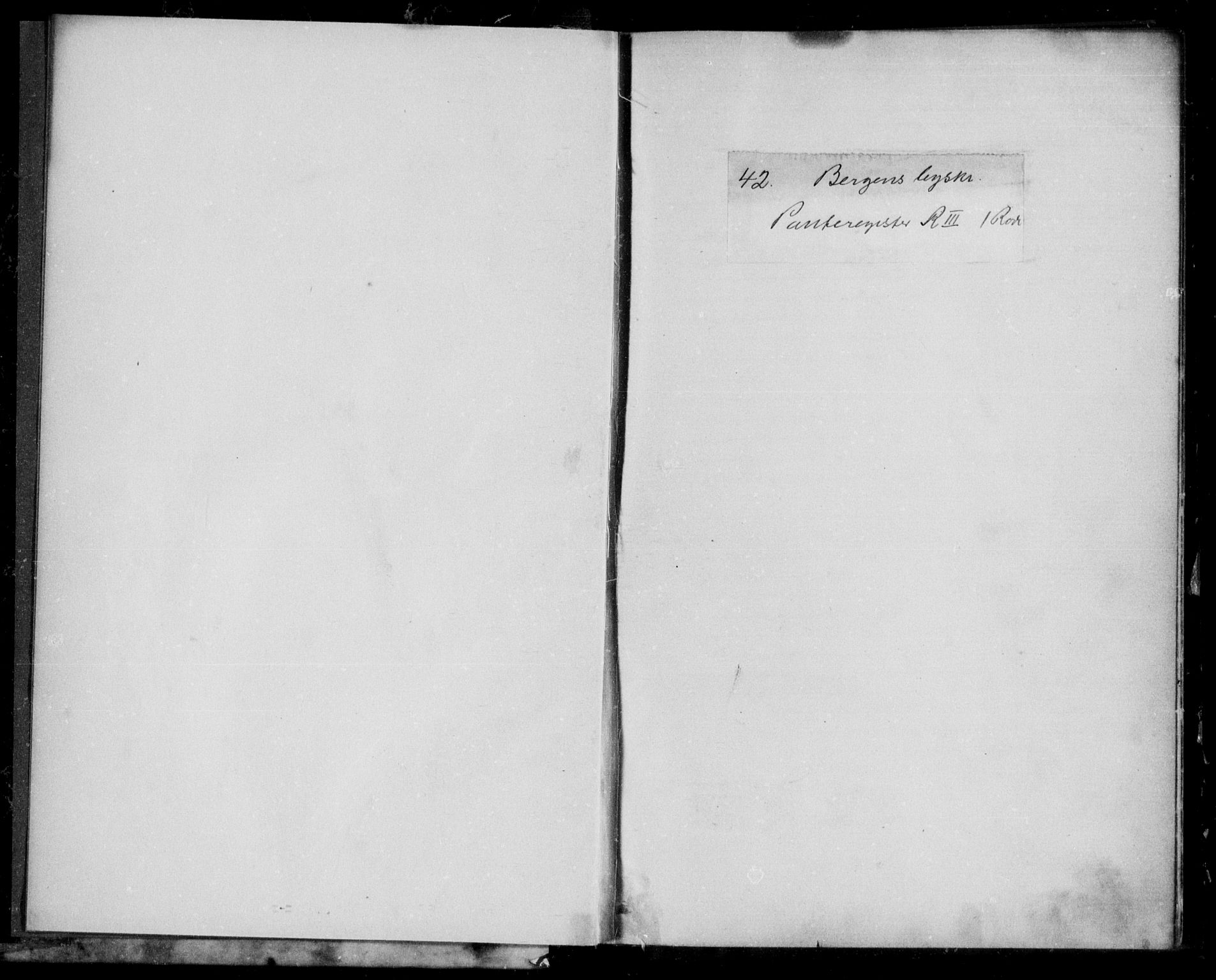 Byfogd og Byskriver i Bergen, SAB/A-3401/03/03AdC/L0001: Panteregister nr. A.d.C.1, 1823-1896
