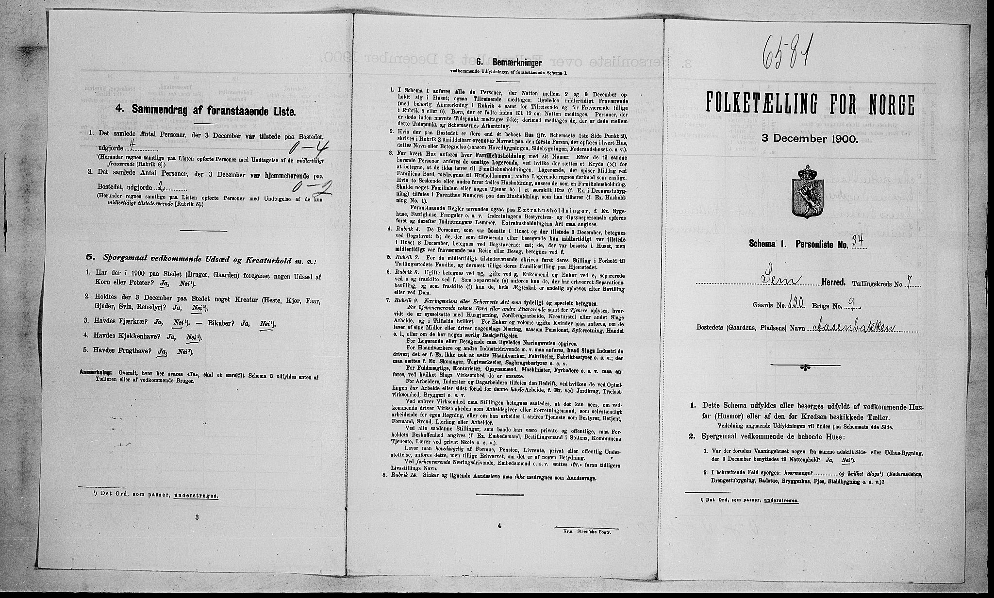 RA, Folketelling 1900 for 0721 Sem herred, 1900, s. 1057