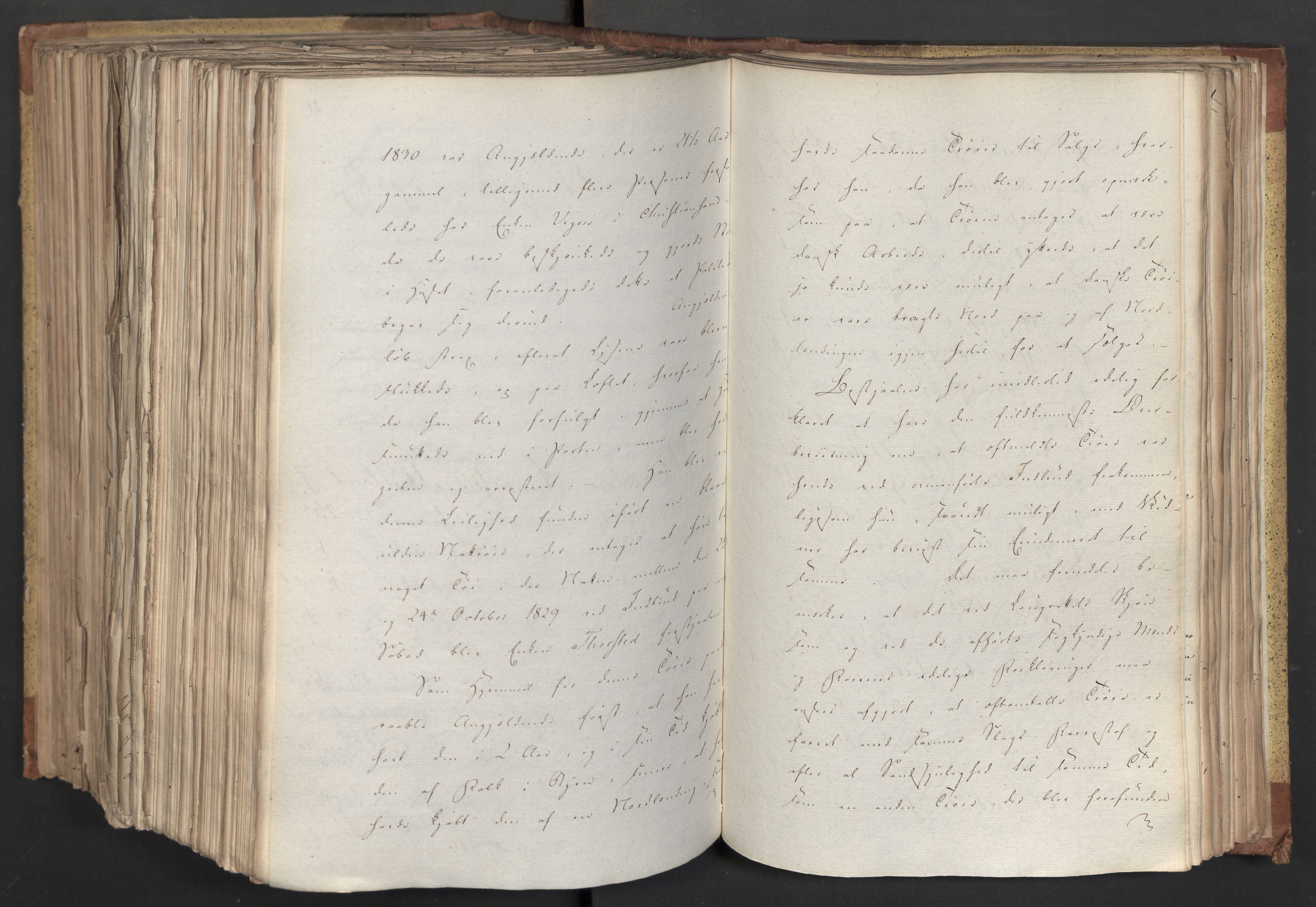 Statsrådsavdelingen i Stockholm, AV/RA-S-1003/D/Da/L0066: Regjeringsinnstillinger nr. 240-449, 1830, s. 696