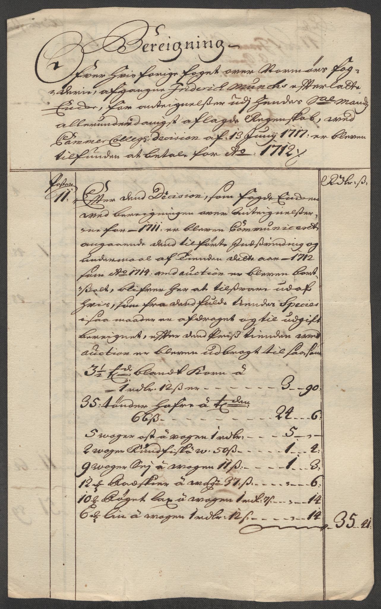 Rentekammeret inntil 1814, Reviderte regnskaper, Fogderegnskap, RA/EA-4092/R56/L3746: Fogderegnskap Nordmøre, 1712, s. 369