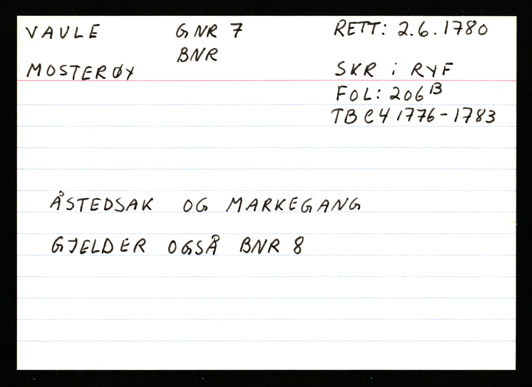 Statsarkivet i Stavanger, AV/SAST-A-101971/03/Y/Ym/L0065: Åstedskort sortert etter gårdsnavn: Vatland - Vervig, 1600-1950, s. 201