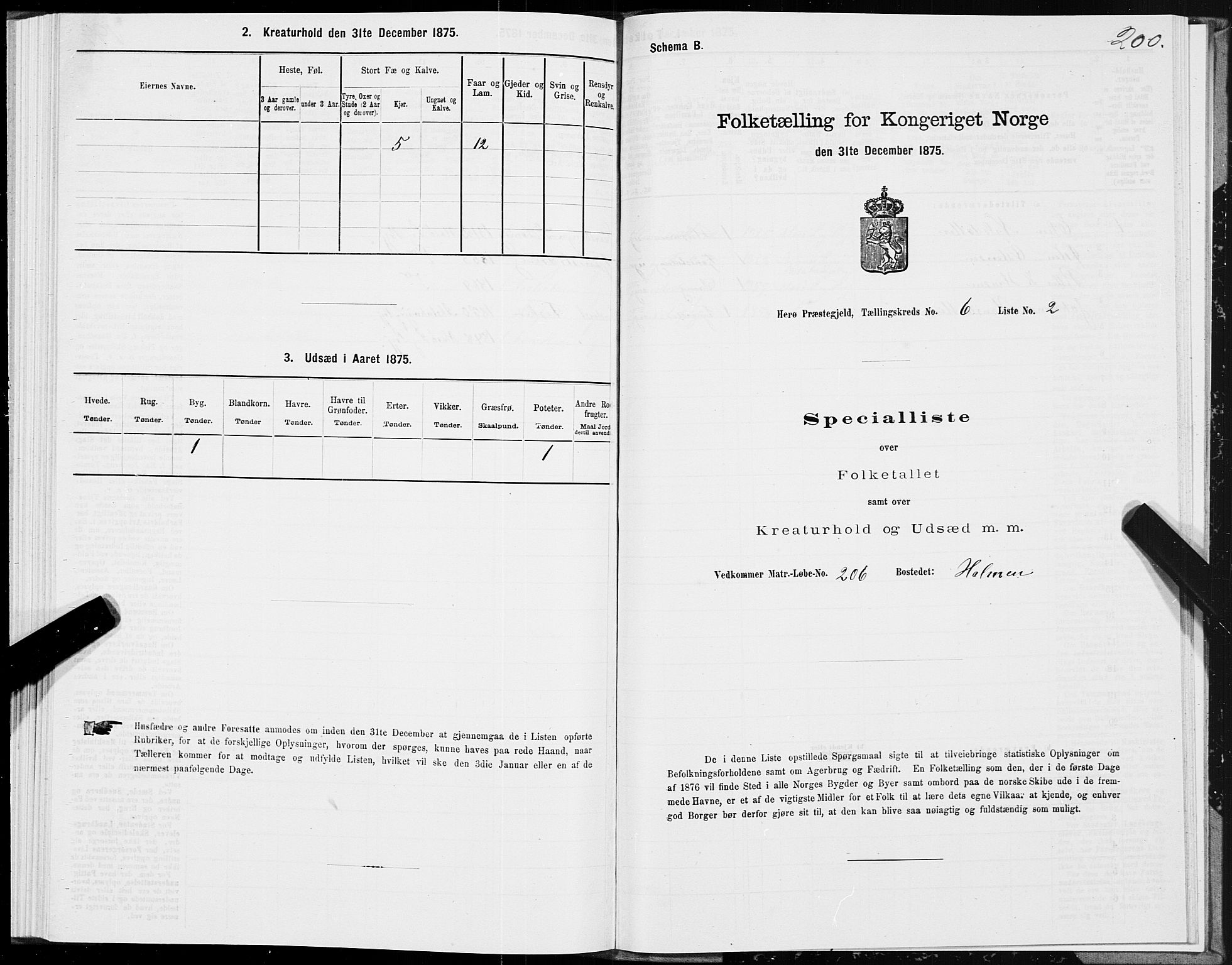 SAT, Folketelling 1875 for 1818P Herøy prestegjeld, 1875, s. 4200