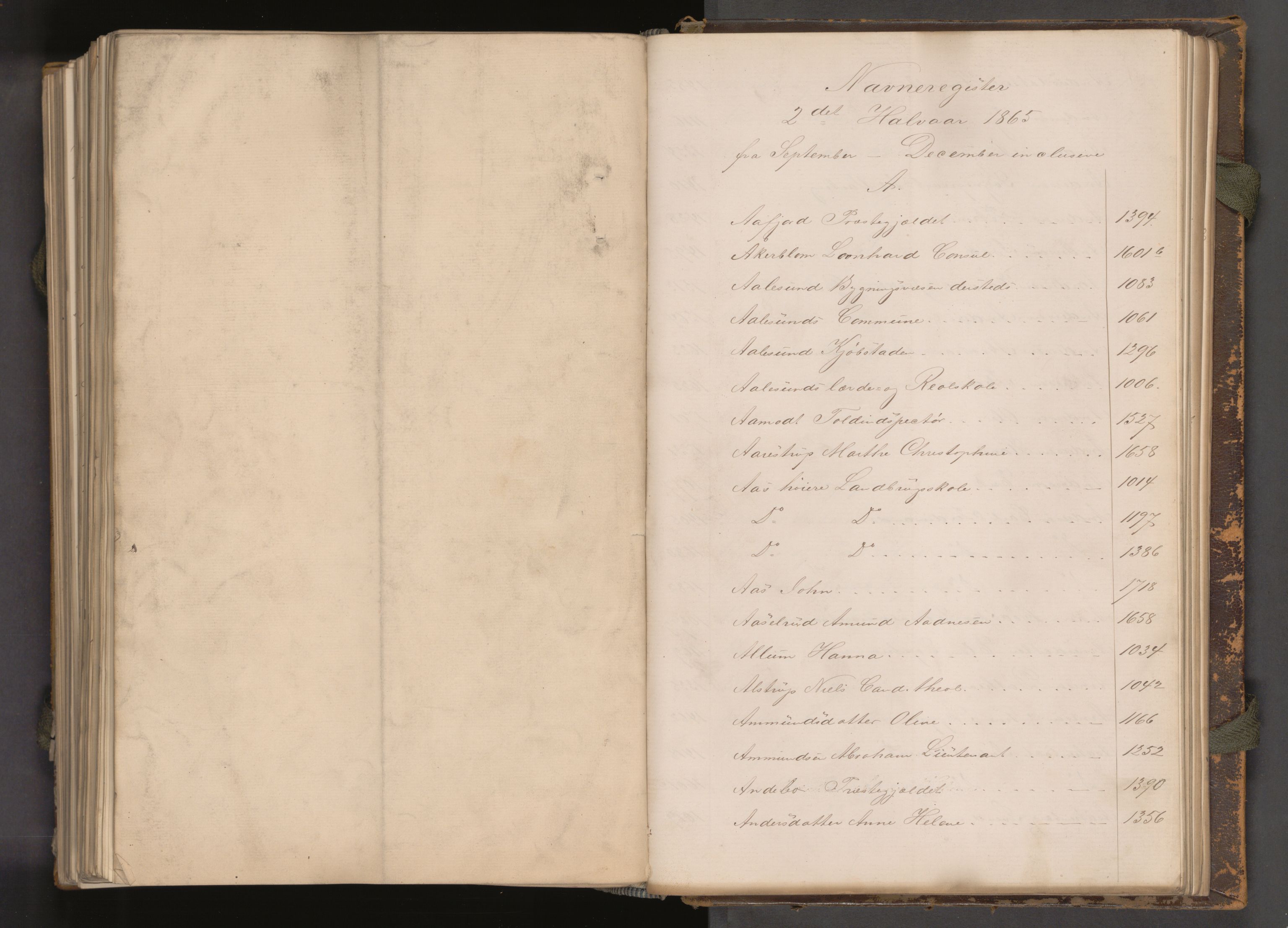 Statsrådssekretariatet, AV/RA-S-1001/A/Ab/L0105: Kgl. res. nr. 1002-1733, 2. halvår, 1865